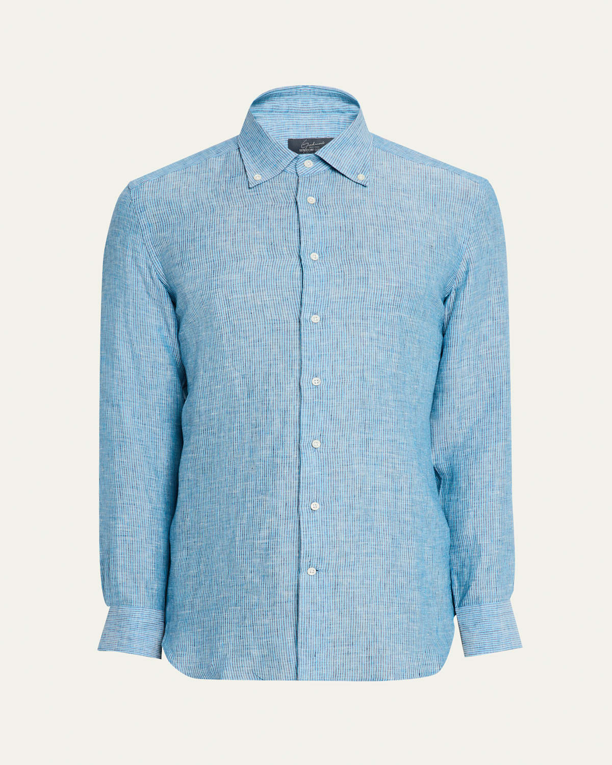 Men's Cotton Small Stripe Sport Shirt