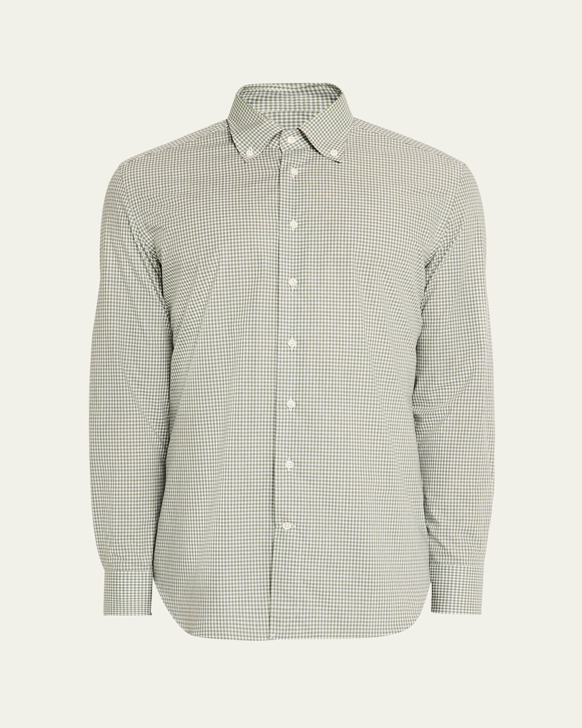 Men's Micro-Gingham Sport Shirt
