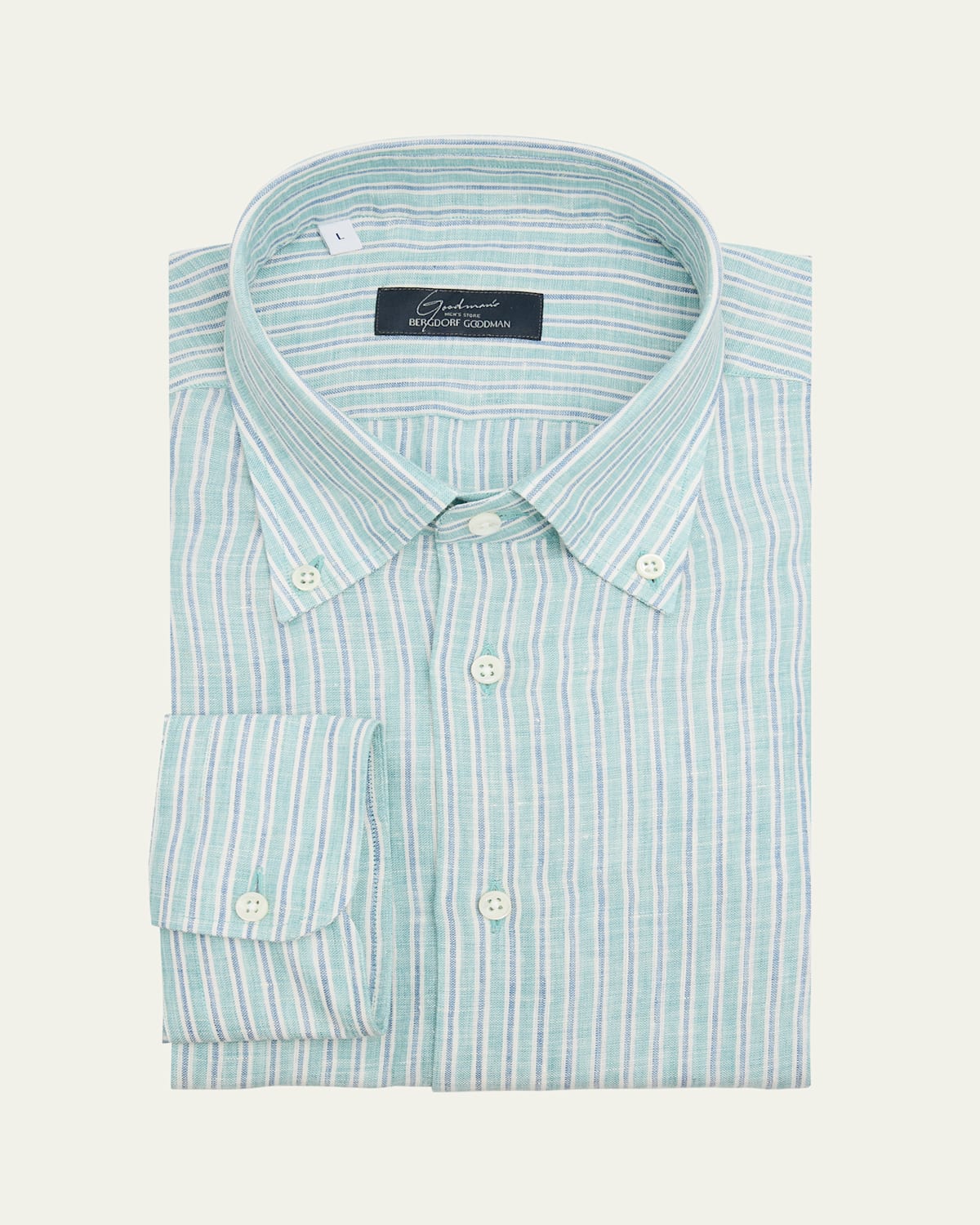 Men's Cotton Multi-Stripe Sport Shirt