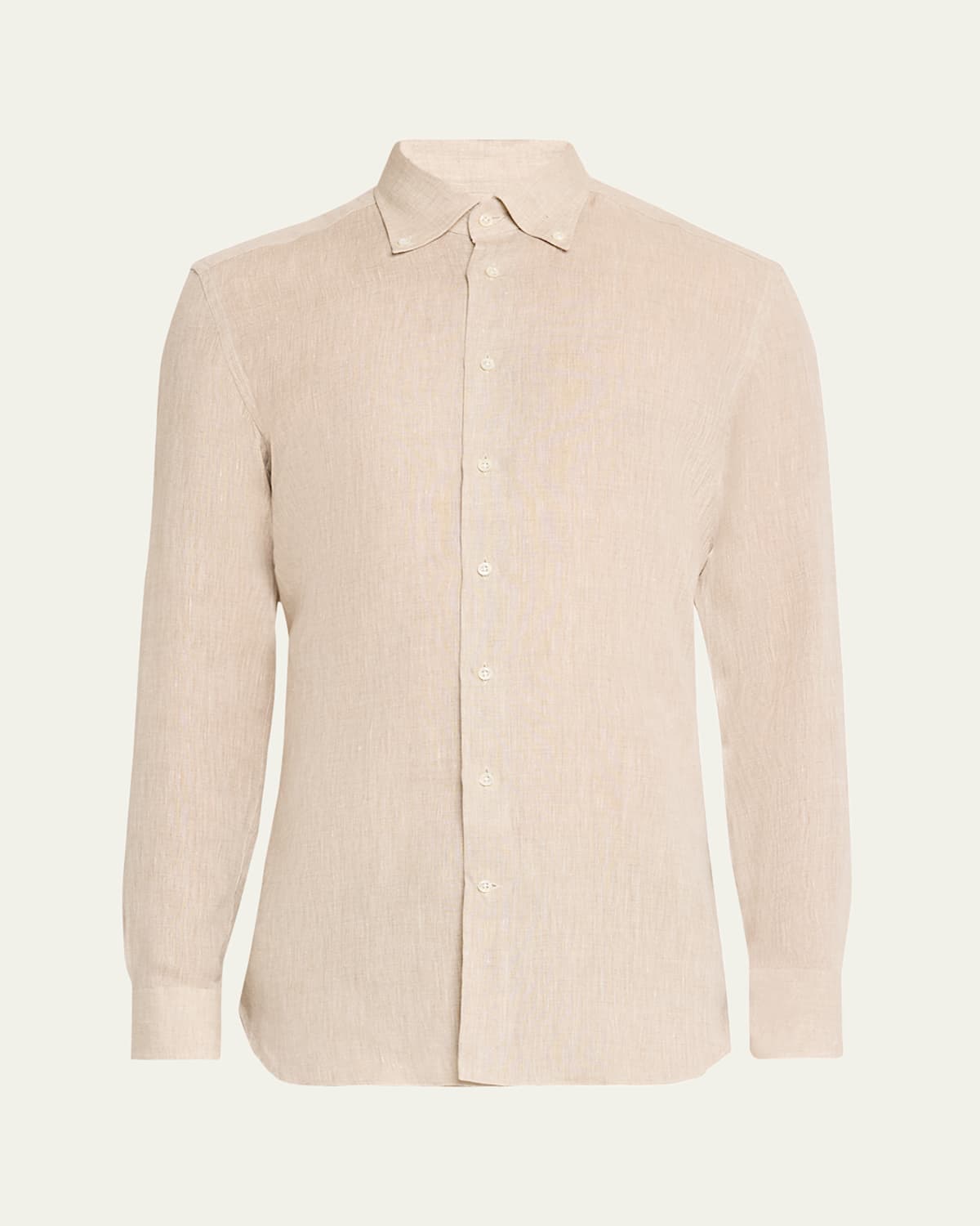 Men's Cotton Button-Collar Sport Shirt