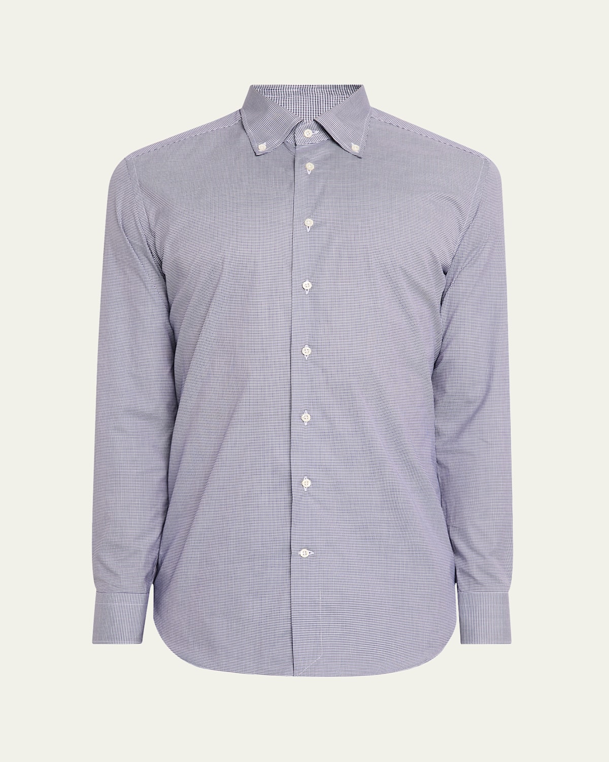 Men's Cotton Micro-Check Sport Shirt
