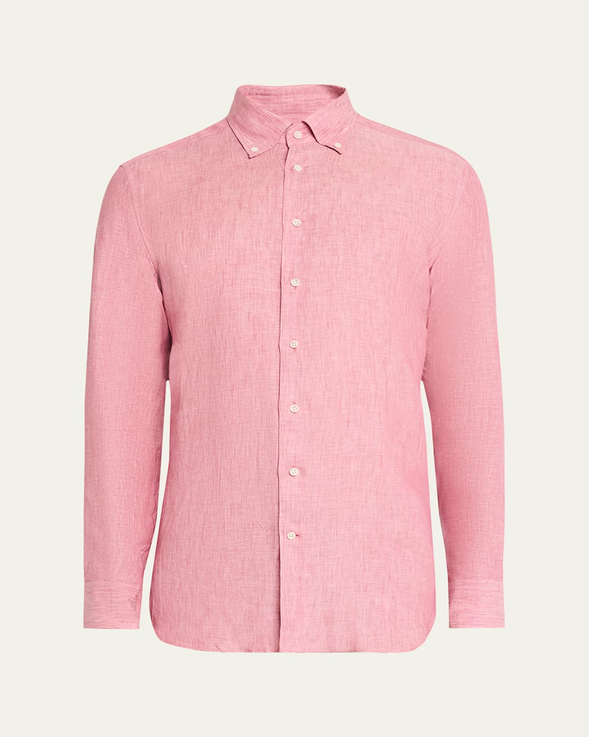 Men's Cotton Button-Collar Sport Shirt