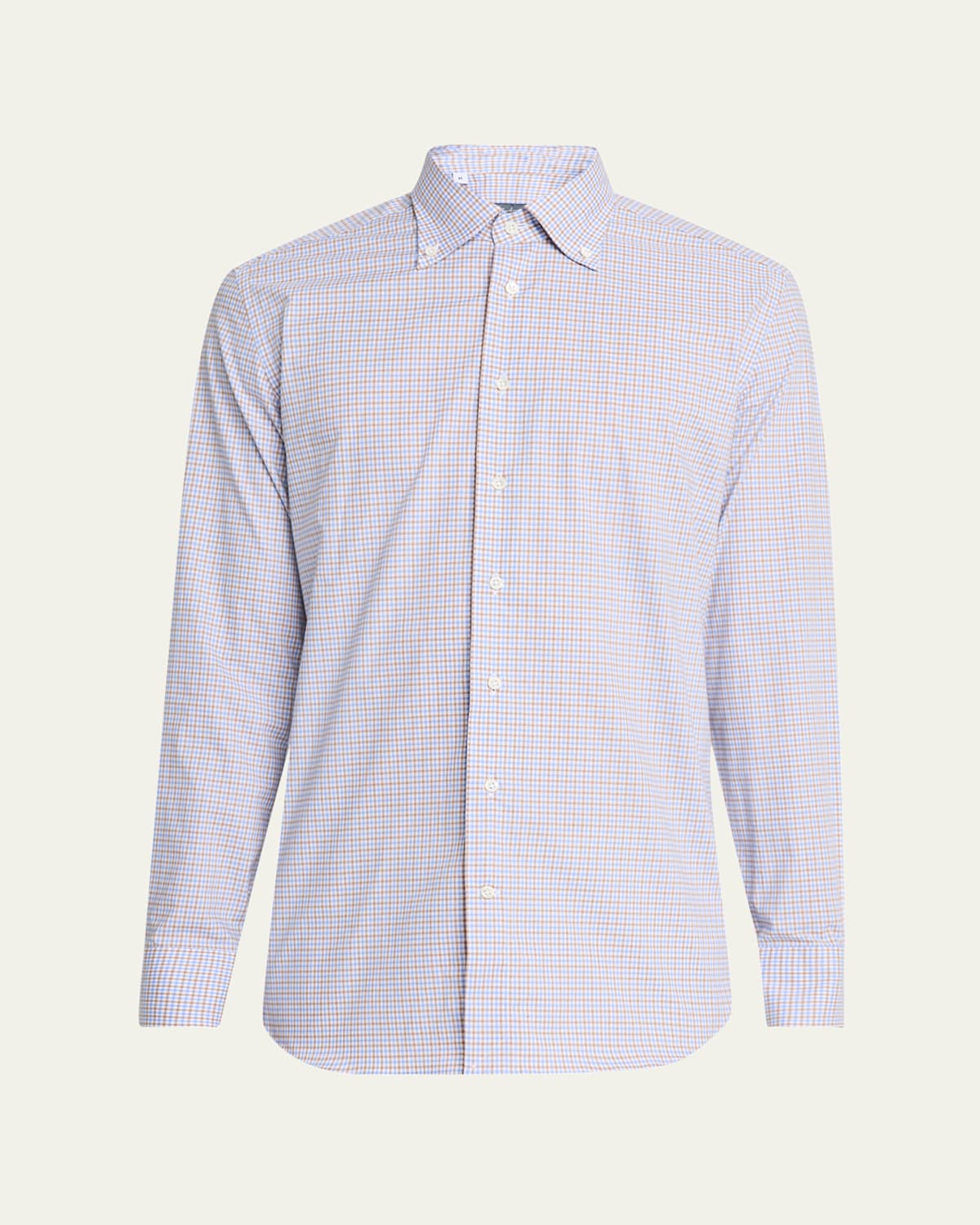 Men's Cotton Graph Check Sport Shirt