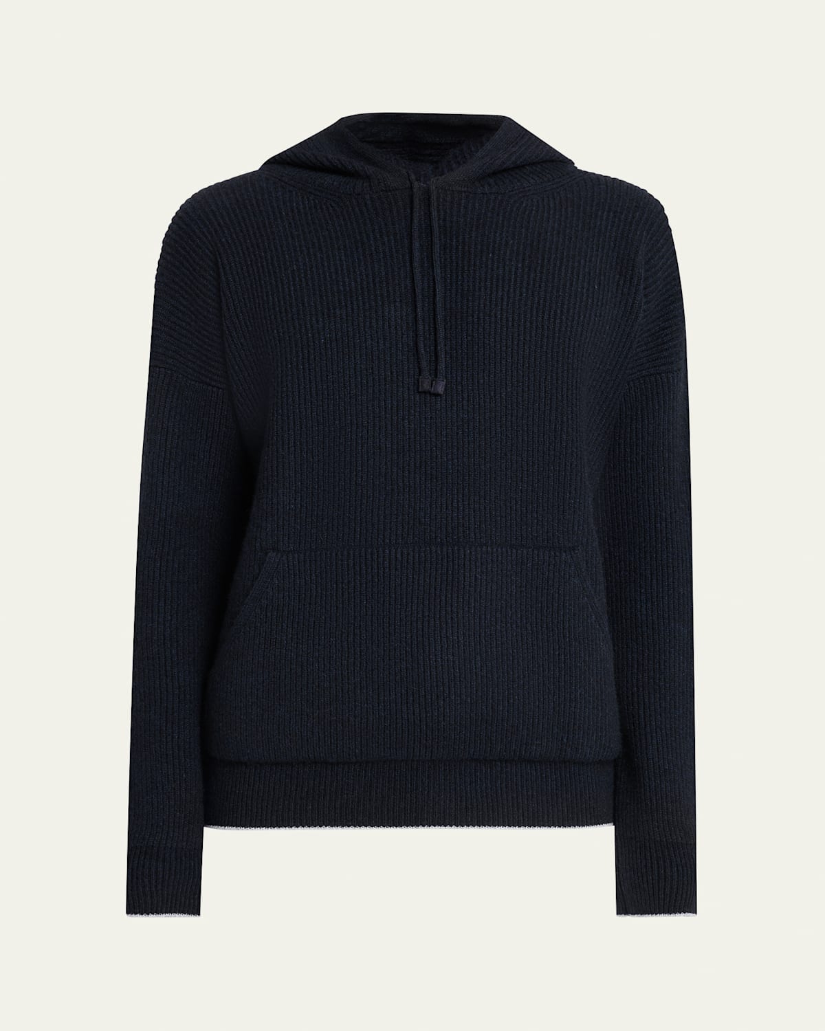 Men's Ribbed Silk-Cotton Hoodie