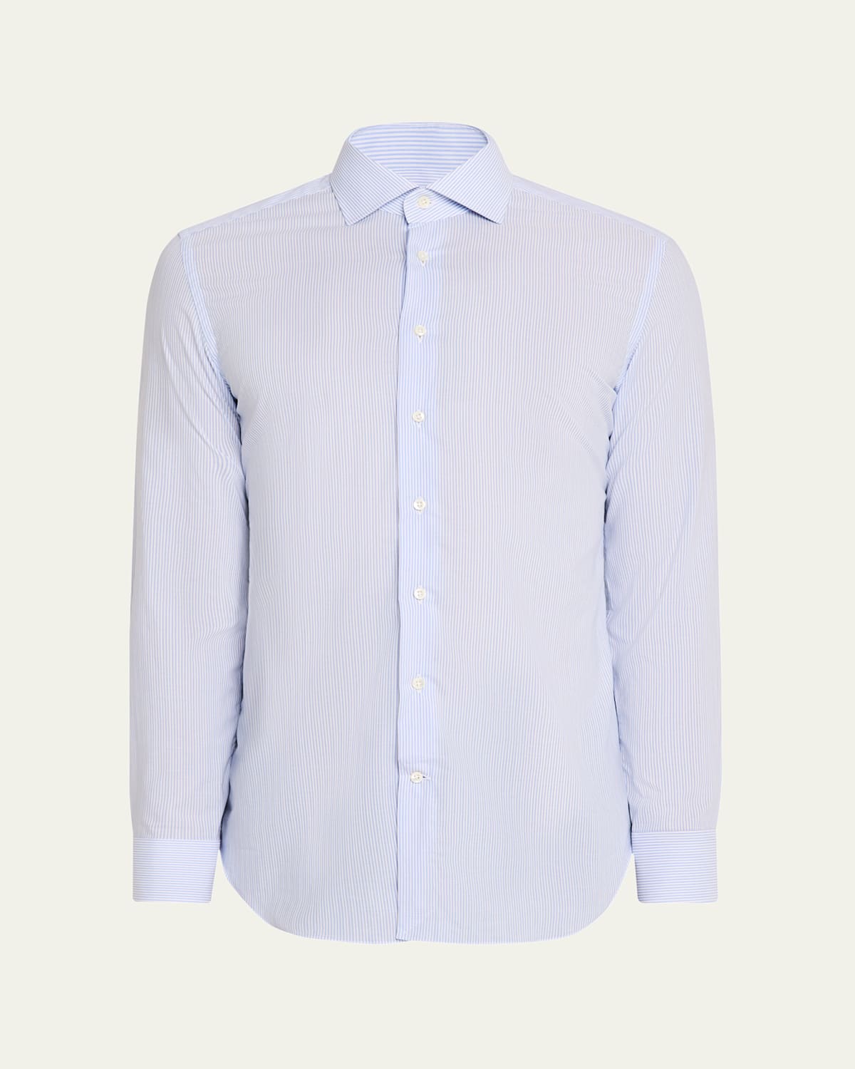 Men's Cotton Bengal Stripe Dress Shirt