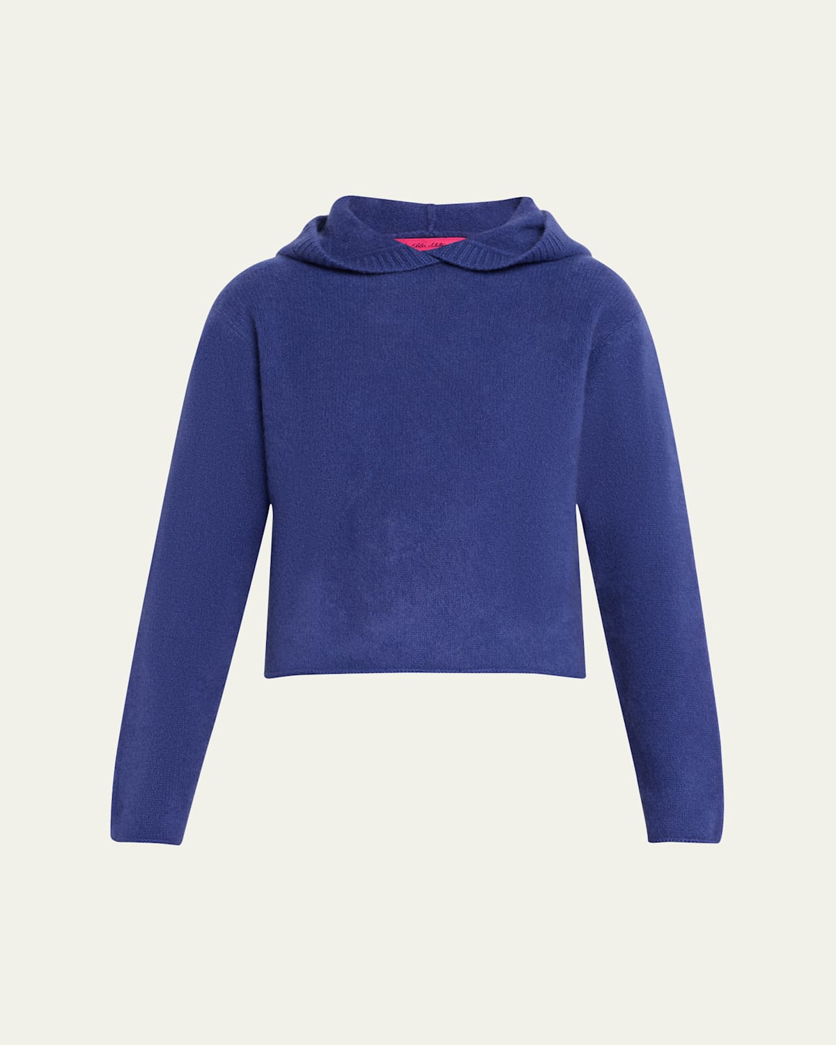 The Elder Statesman Soft Cashmere Hoodie In Blue Jay