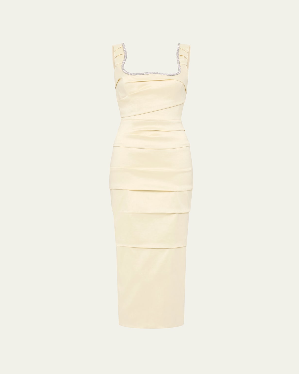 Onyx Crystal Midi Dress
