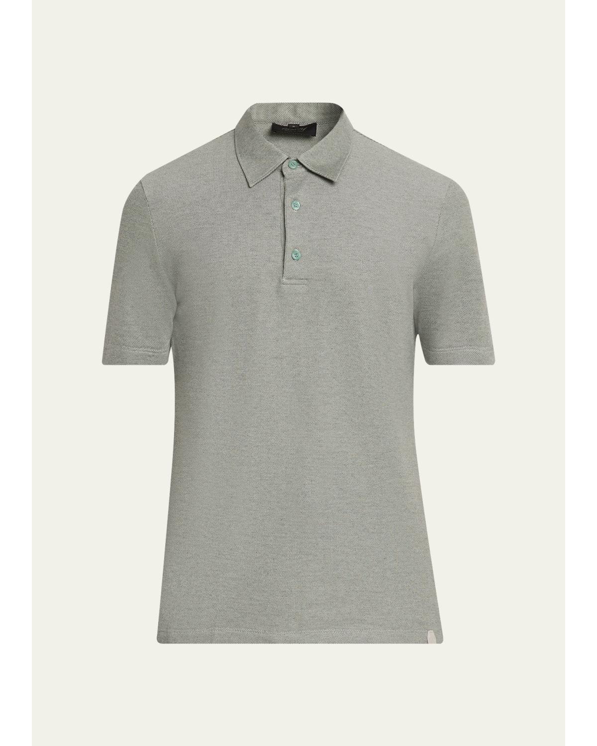 Men'S Jersey Pique Polo Shirt