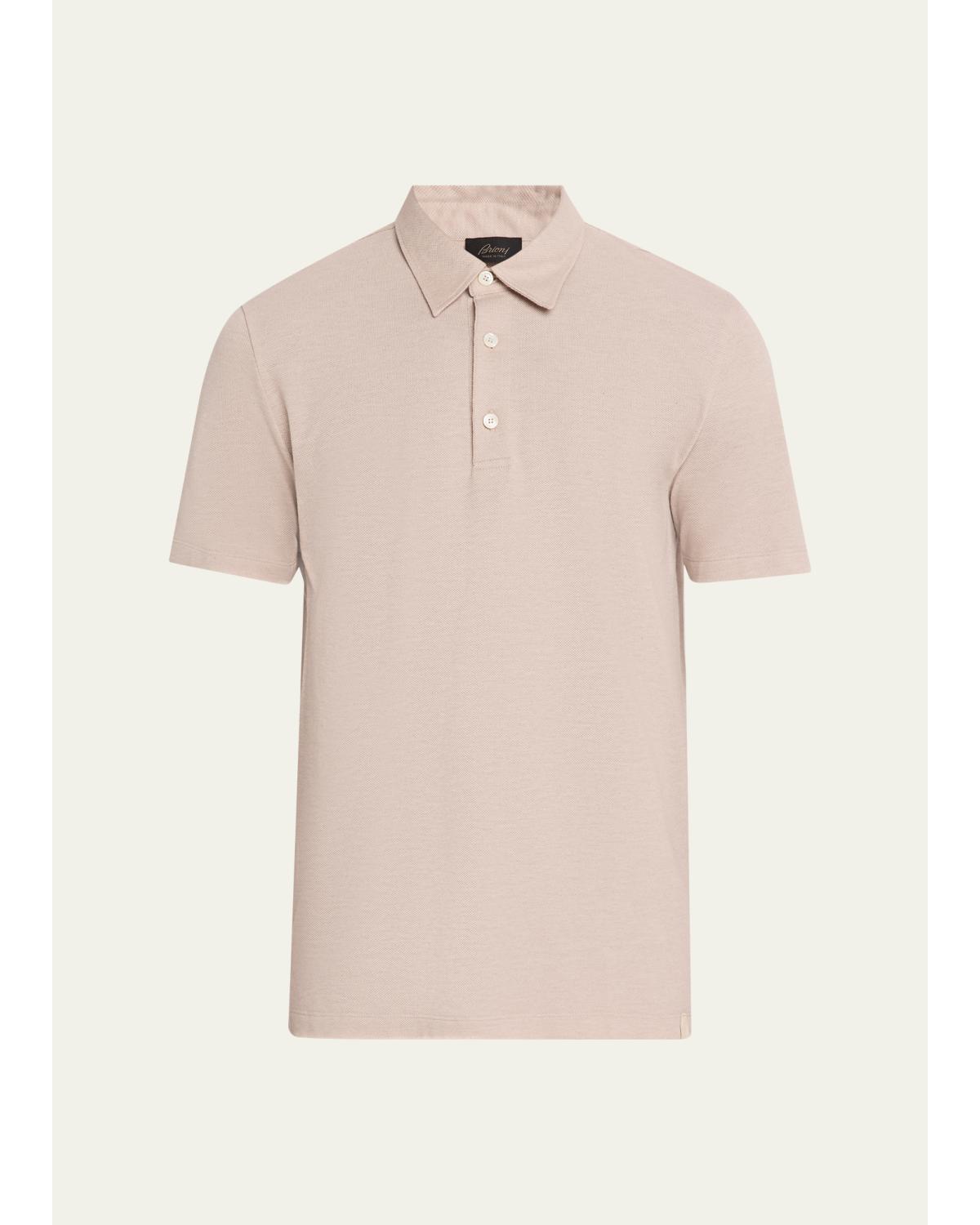 Men'S Jersey Pique Polo Shirt