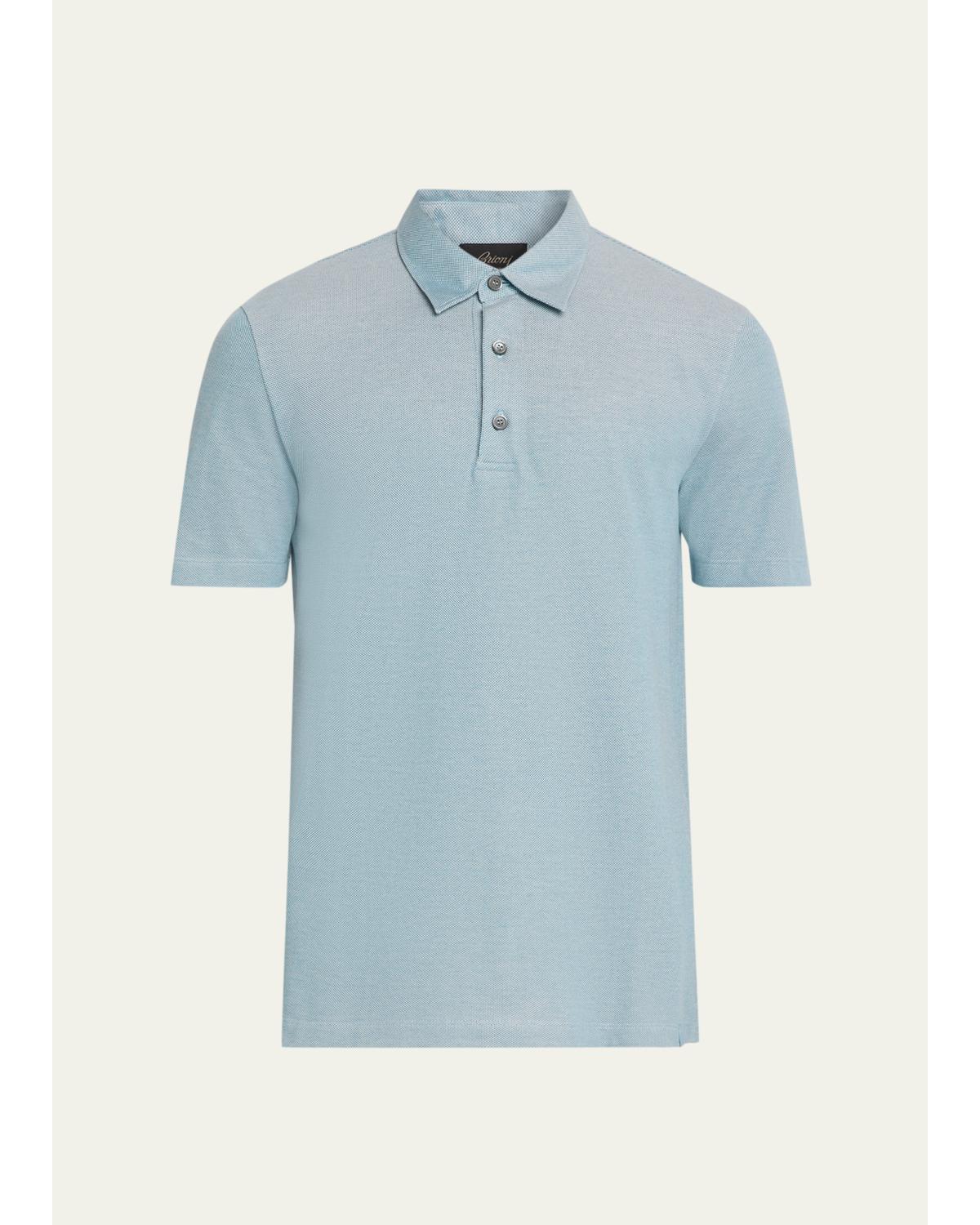 Men'S Jersey Pique Polo Shirt