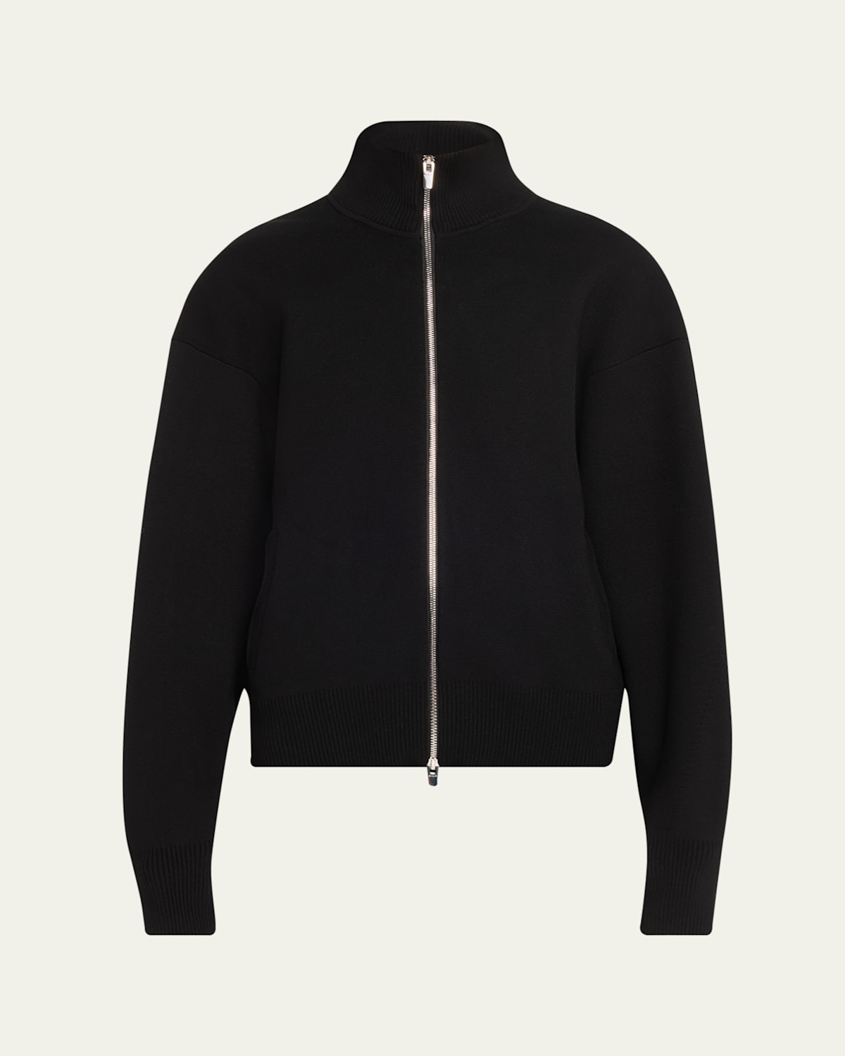 A.l.c Olive Zip Cardigan In Black