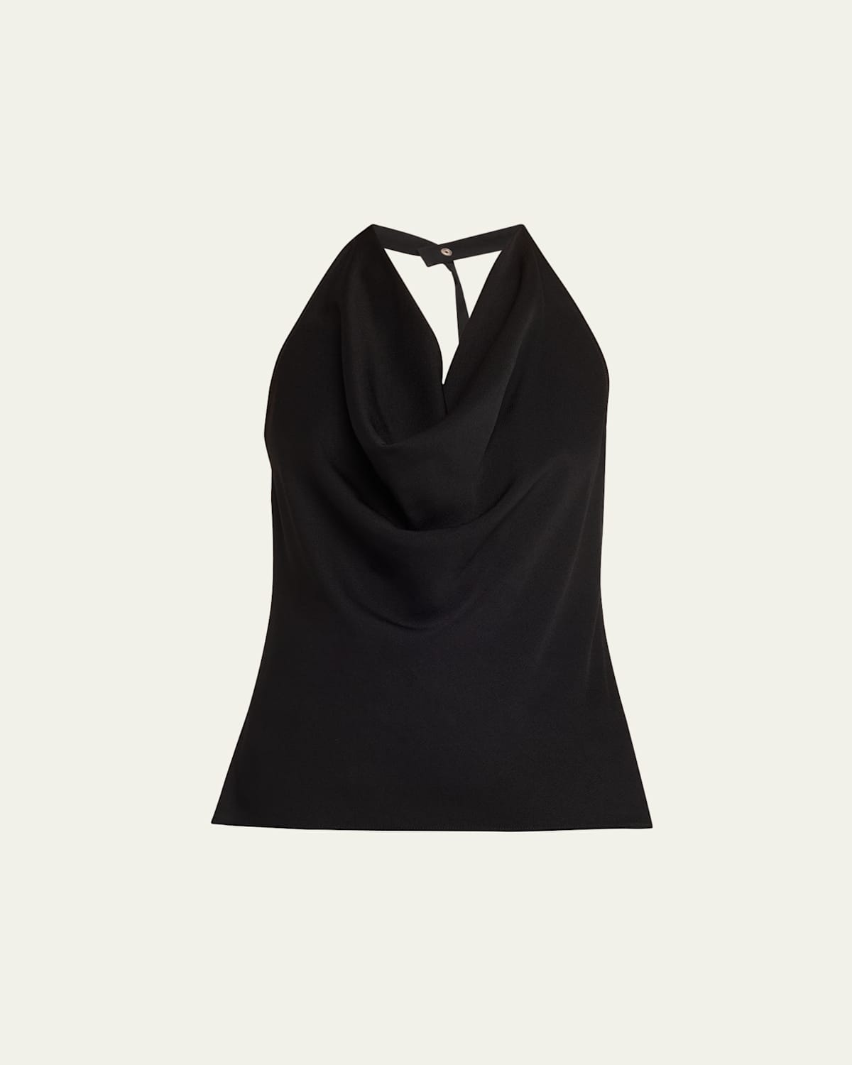 A.l.c Ayla Cowl Neck Top In Black In Black