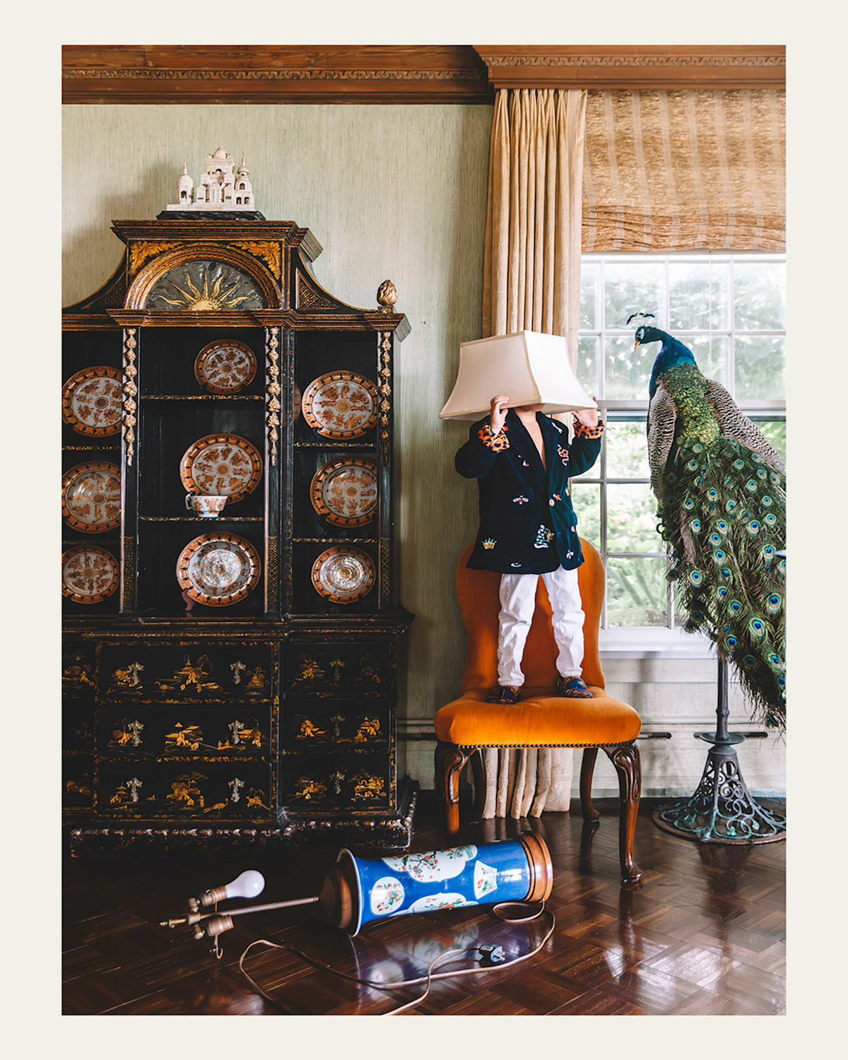 Nick Mele Fine Art Floor Lamp Framed Photographic Print By Nick Mele