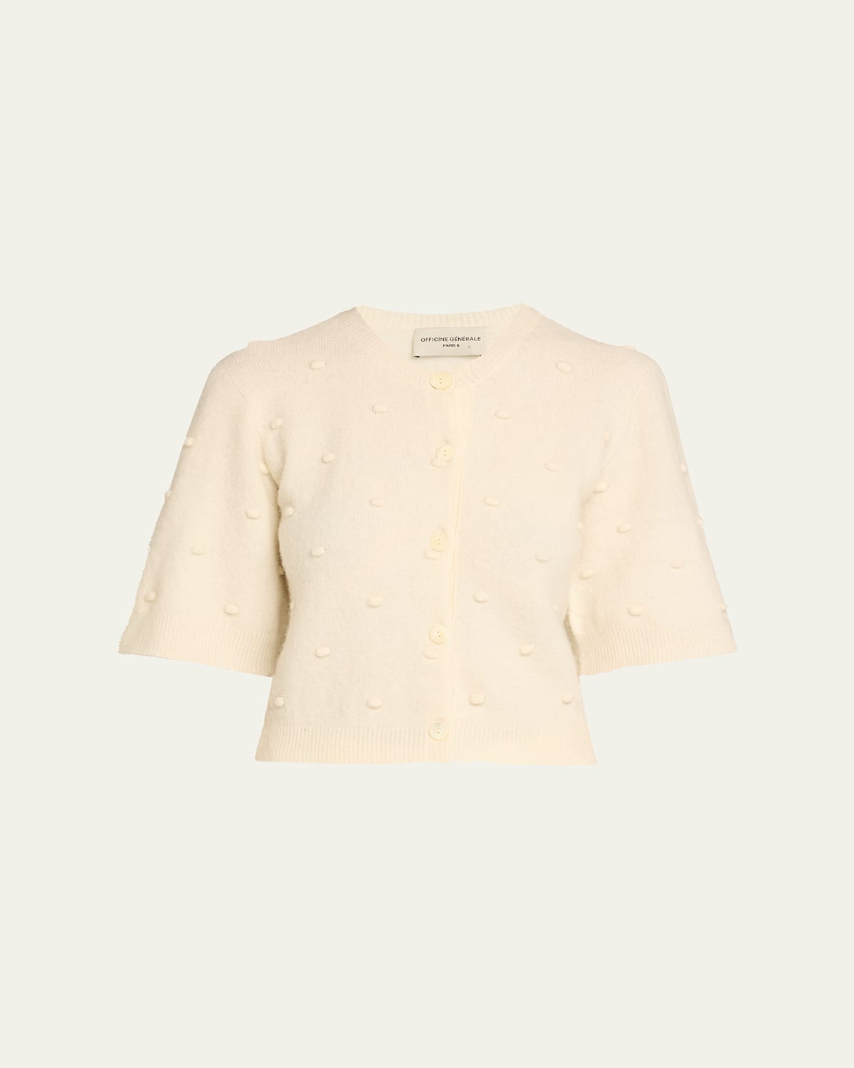 OFFICINE GENERALE LOTTE POM POM CARDIGAN 