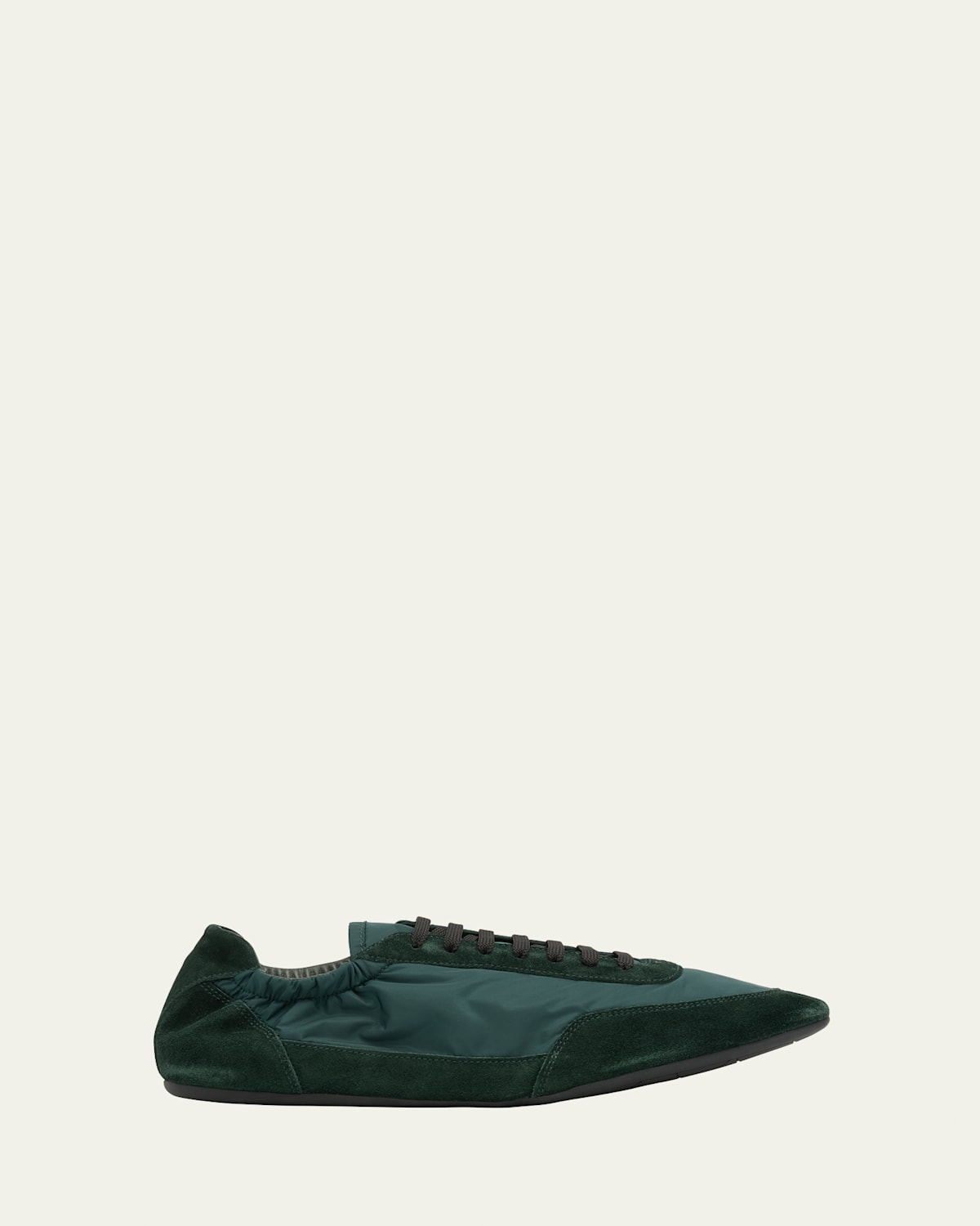 Men's Collapse Nylon and Suede Low-Top Sneakers
