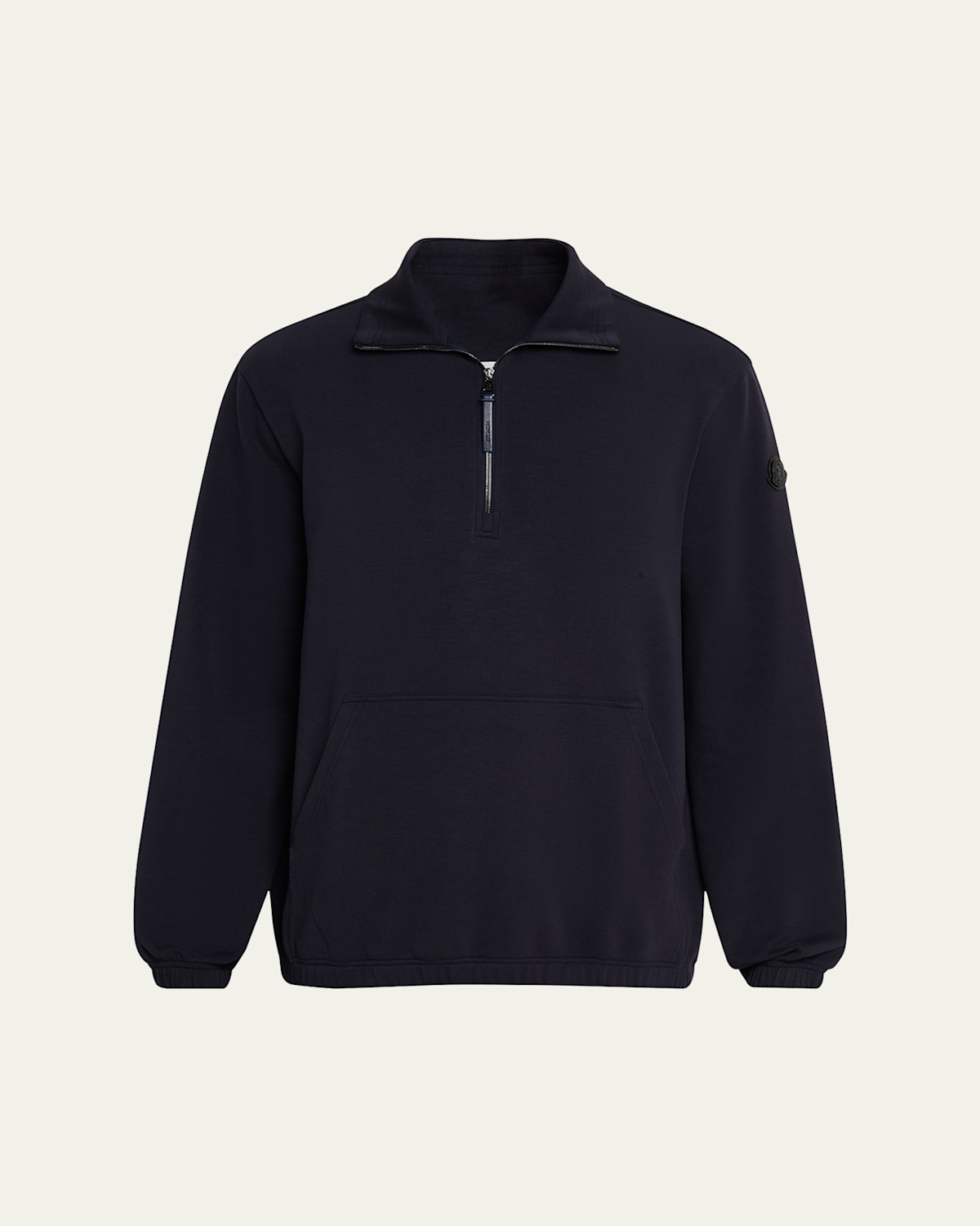 Moncler Men's Quarter-zip Interlock Sweatshirt
