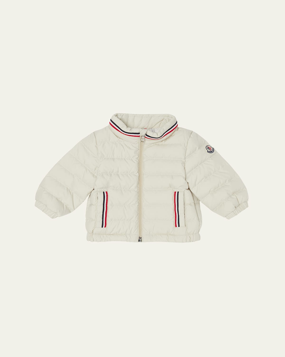 Moncler Boy's Jerry Quilted Down Jacket In Beige