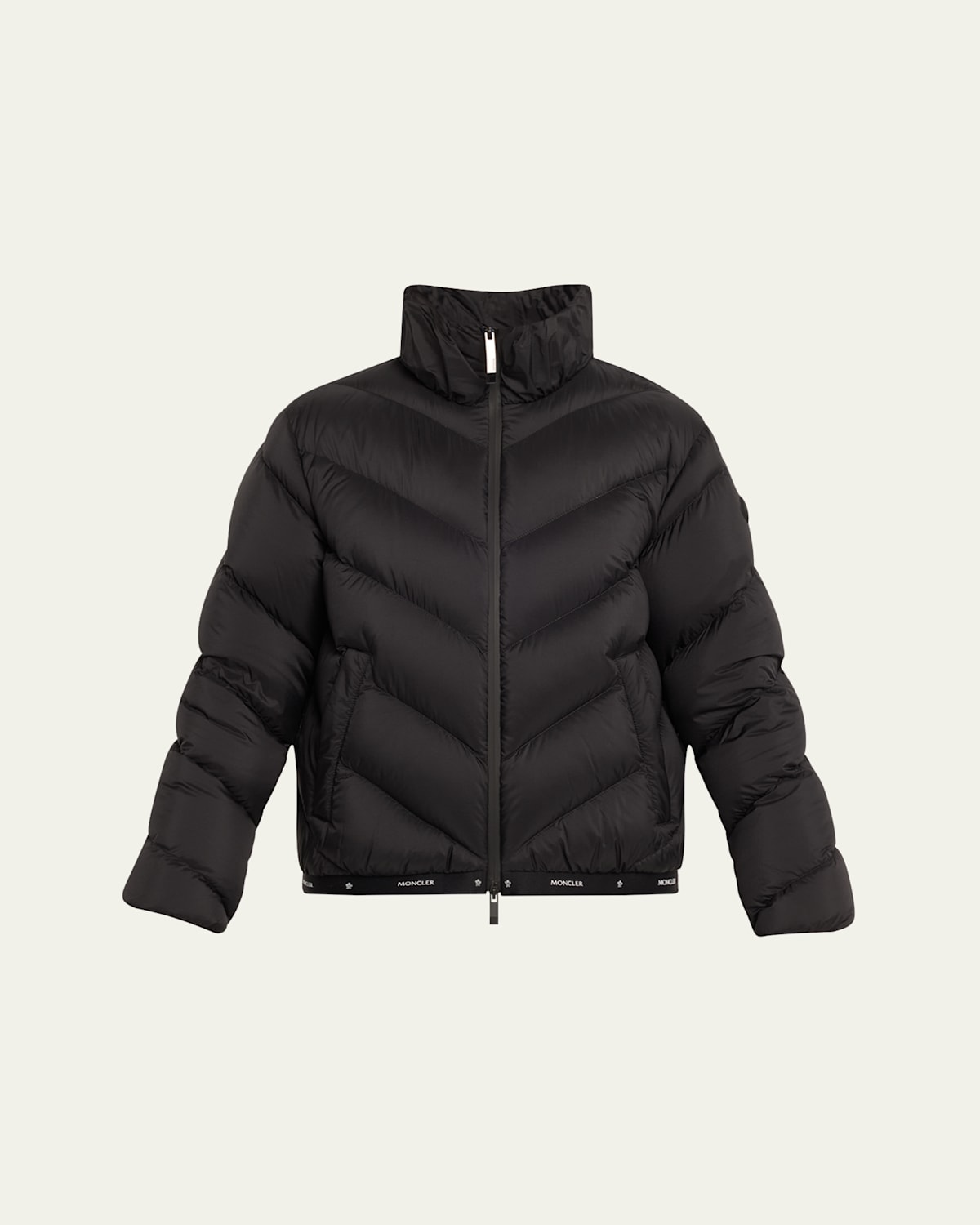 Grigan Quilted Down Logo Tape Jacket