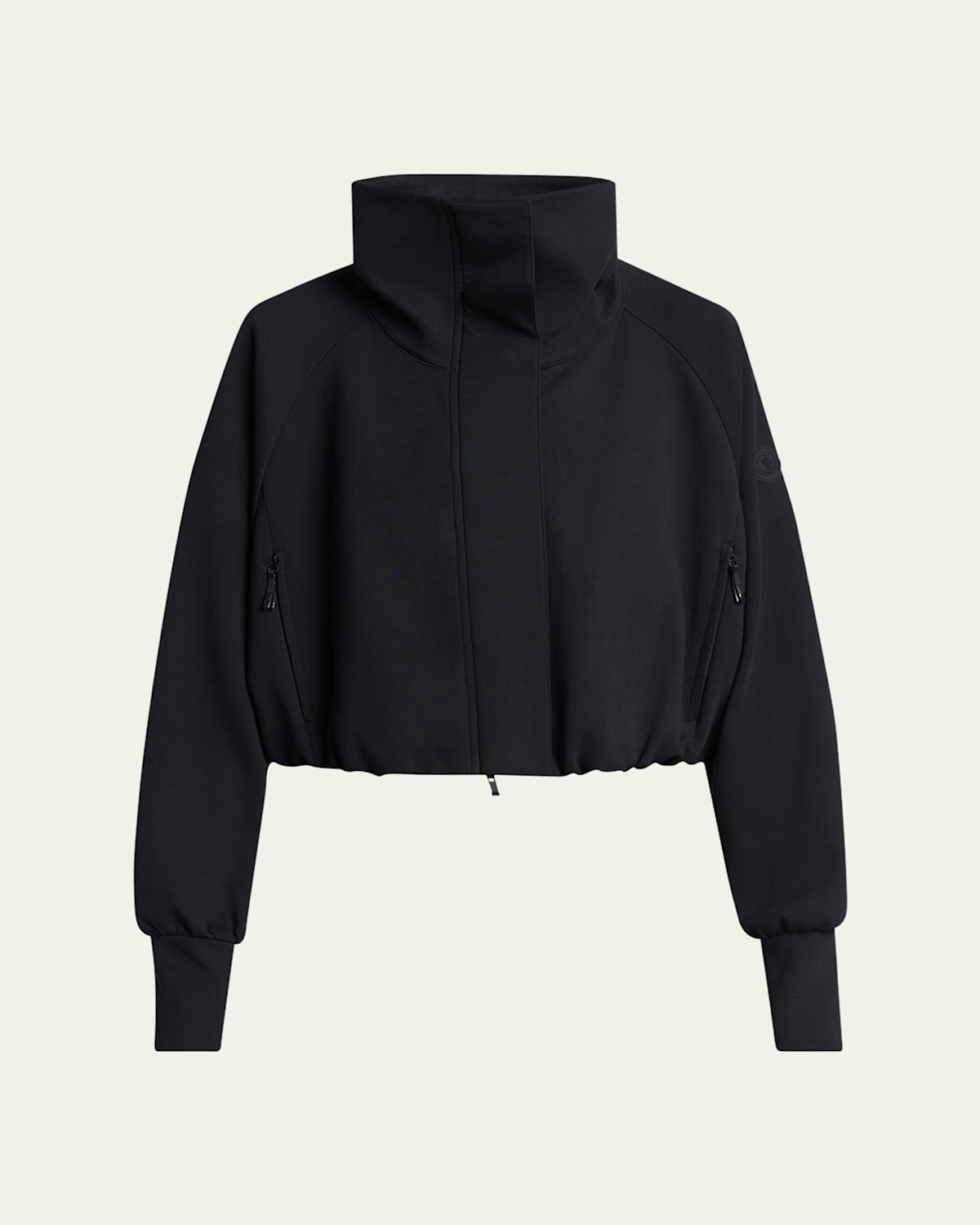 Moncler Lightweight Zip-up Cardigan In Black