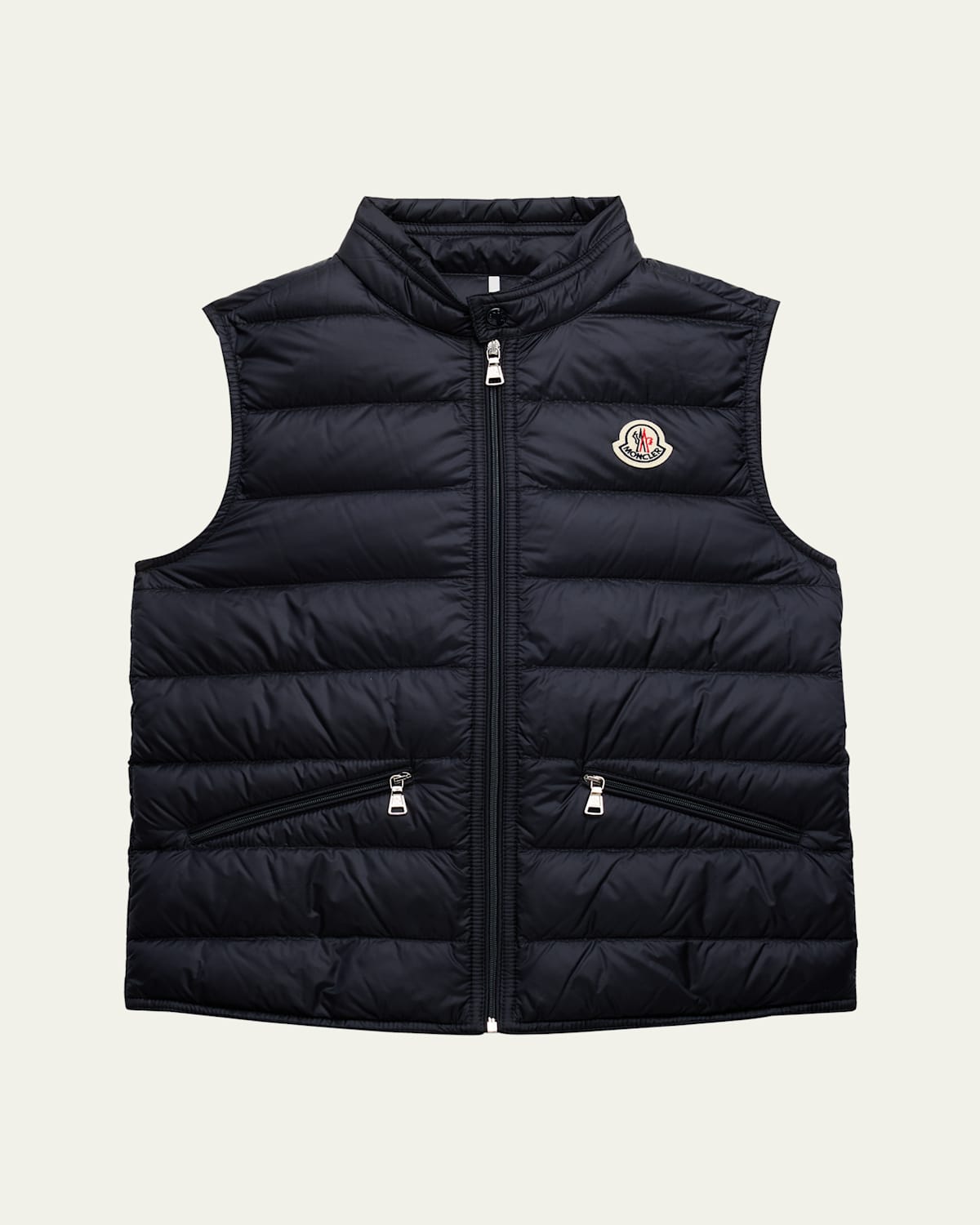 Moncler Gui Vest In Navy Blue