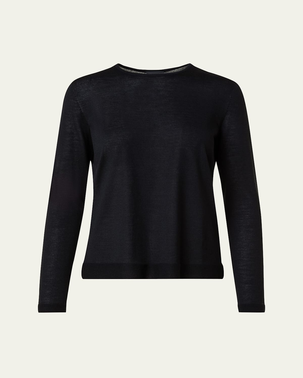 Fine Gauge Cashmere Silk Sweater