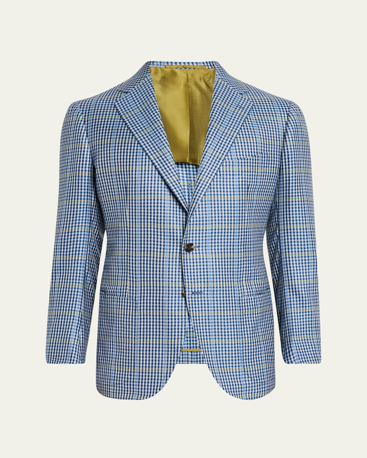 Men's Mini-Check Sport Coat