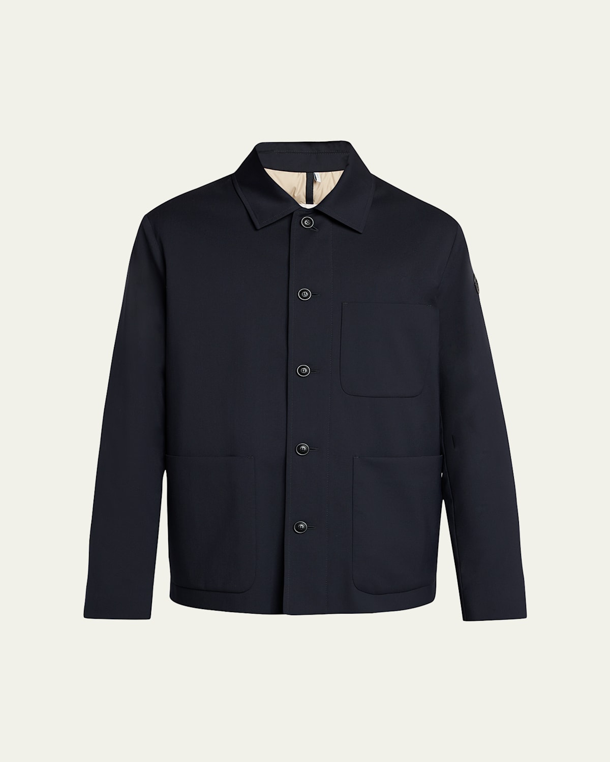 MONCLER MEN'S PLUMEL DOWN OVERSHIRT