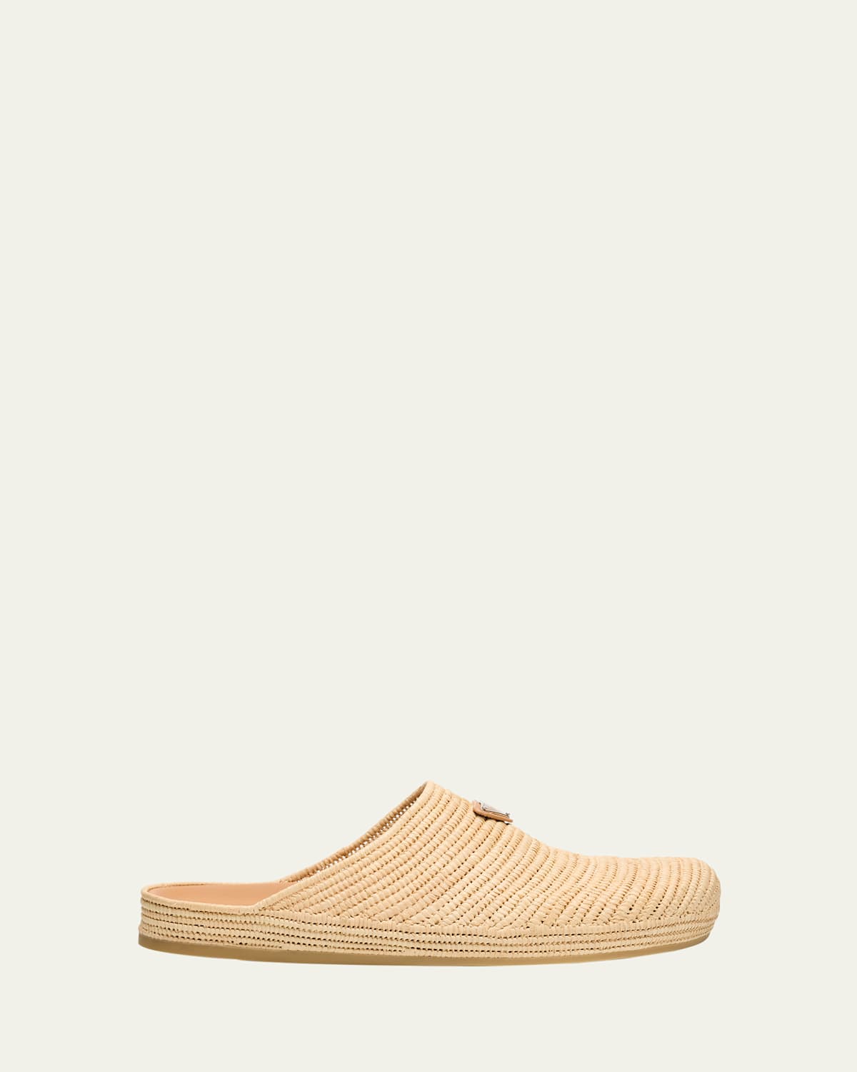 Men's Crochet Raffia Mules