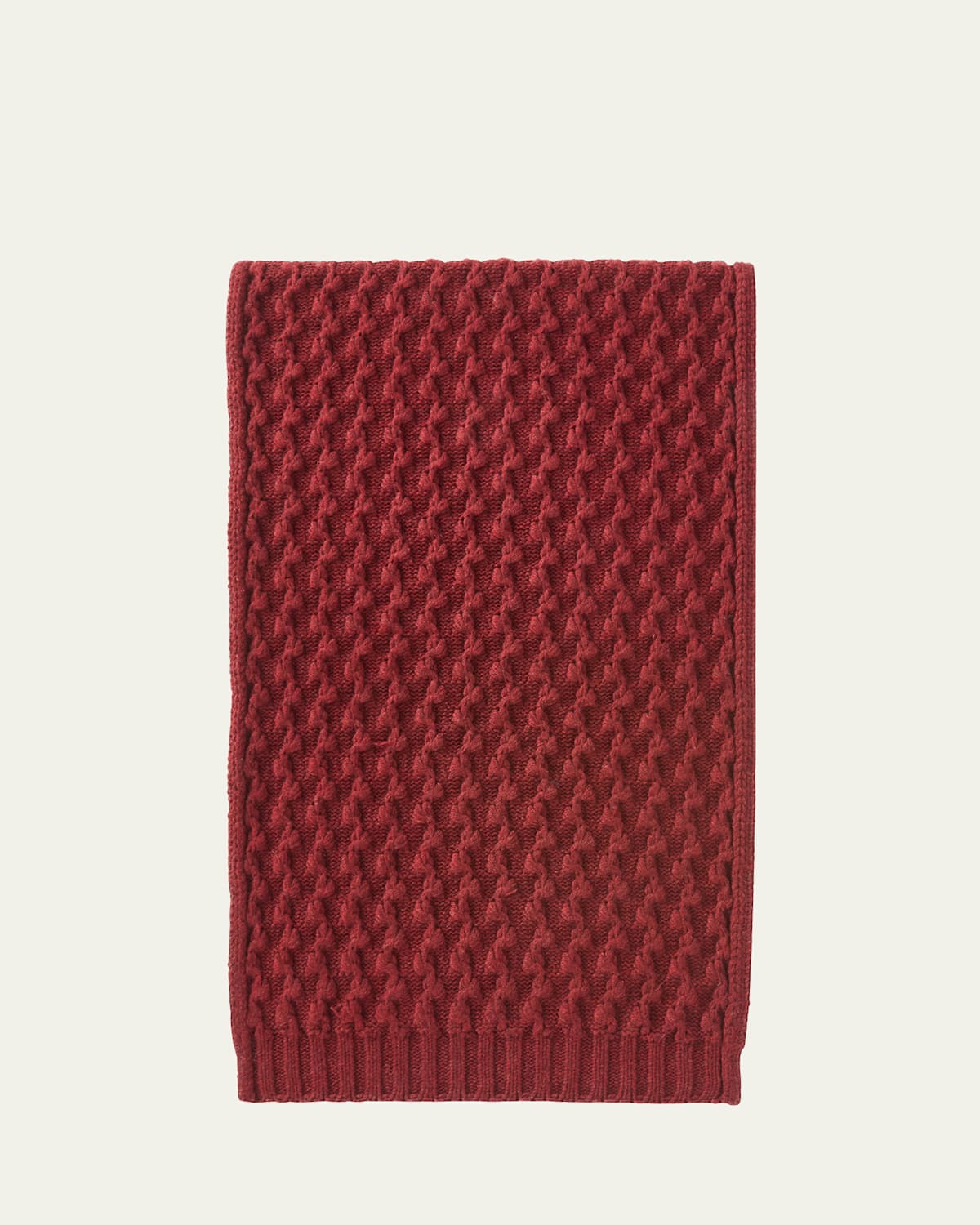 Loro Piana Valle Baby Cashmere Scarf In Ivory Lace Melange