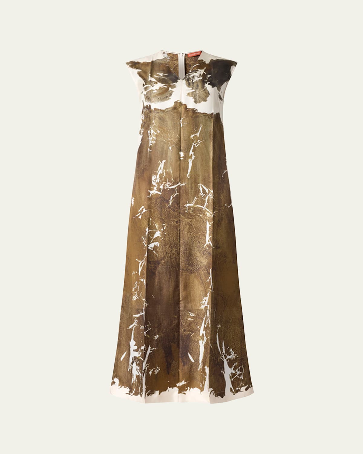 Altuzarra Cherie Printed Silk Maxi Dress In Python Painted Bodie