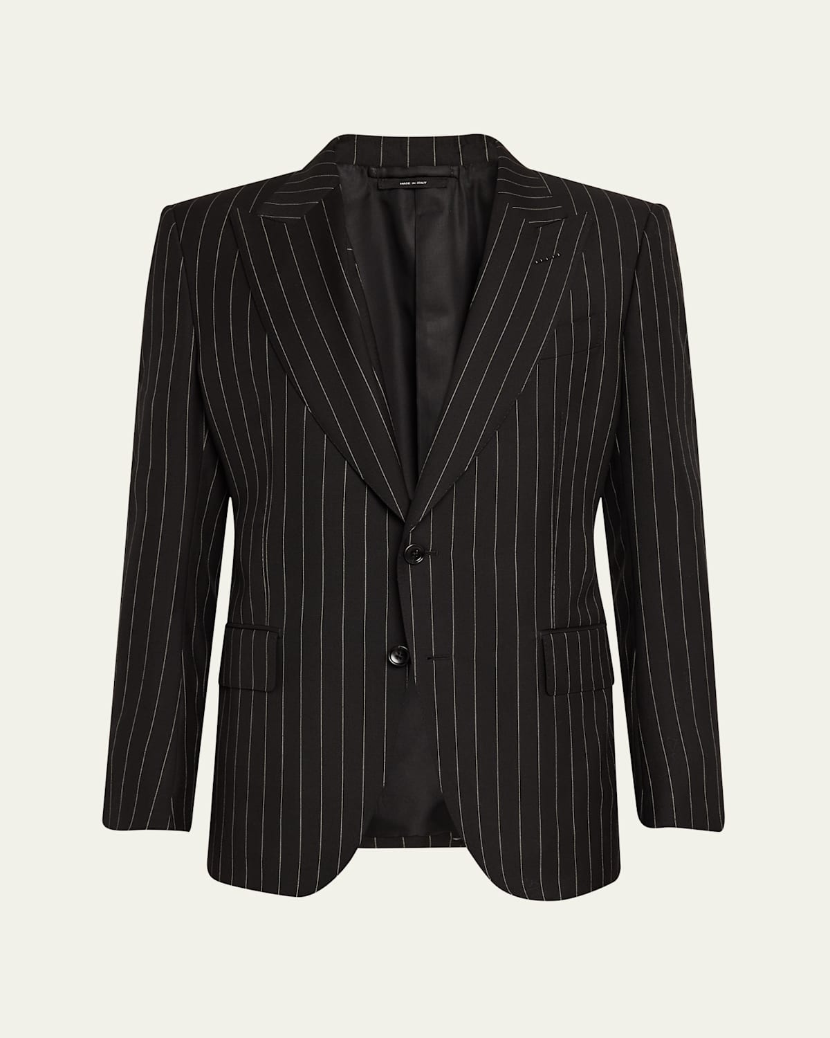 Tom Ford Men's Dyllan Pinstripe Suit Separate Jacket In Black