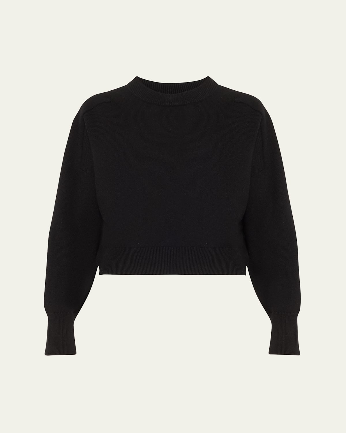 LOULOU STUDIO MIRO BOXY CASHMERE CREWNECK SWEATER 