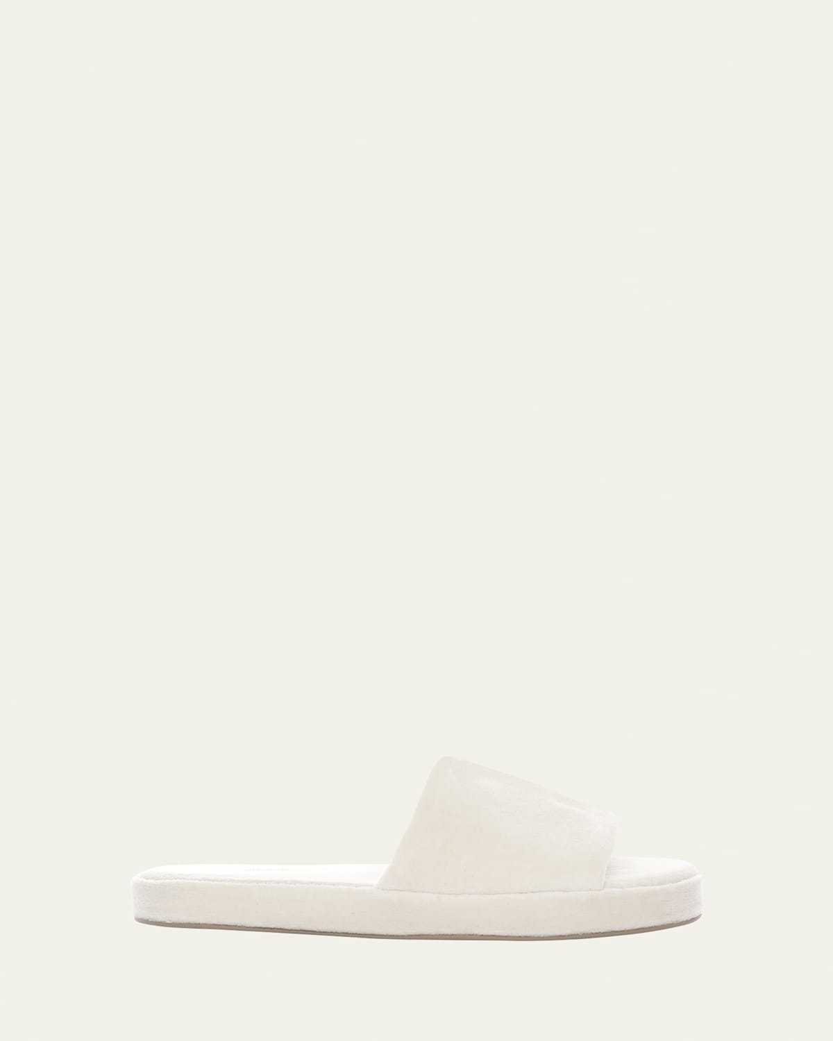 The Row Pillow Cozy Cotton Open-toe Slippers