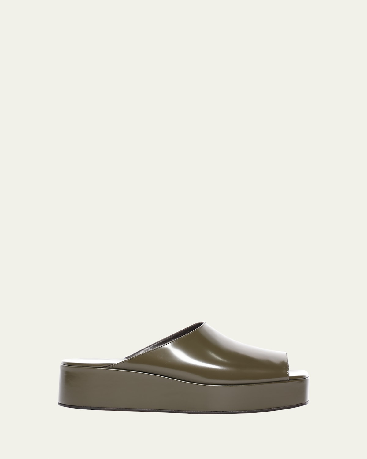 The Row Emi Flatform Leather Sandals