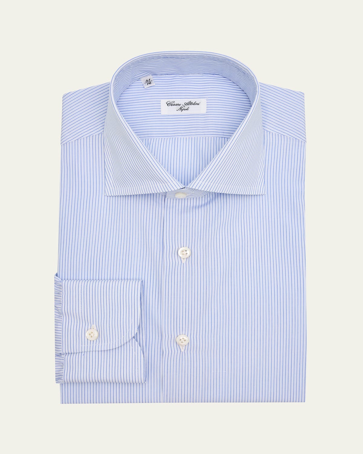 Men's Cotton Stripe Dress Shirt