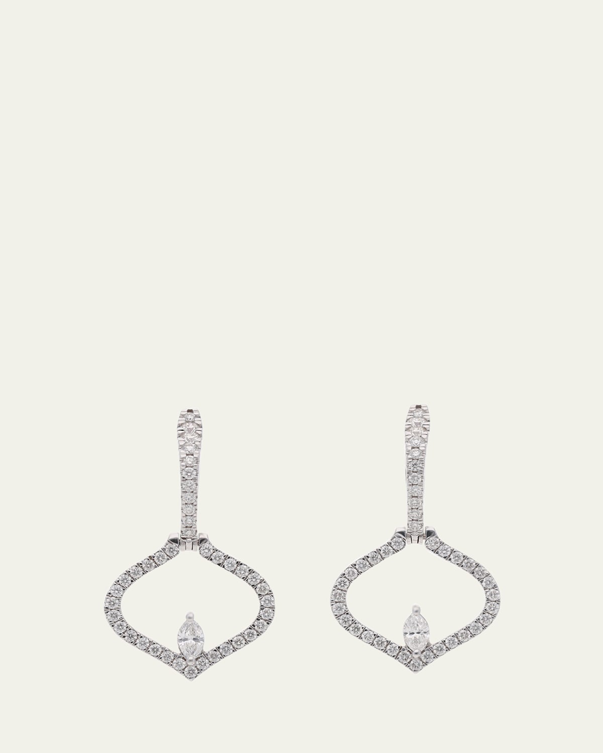 Sarai Diamond Single Motif Earrings