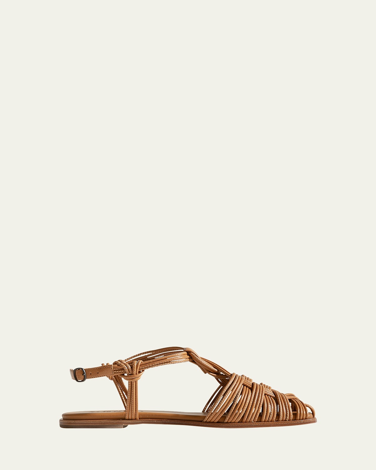 Mantella Strappy Woven Slingback Flats