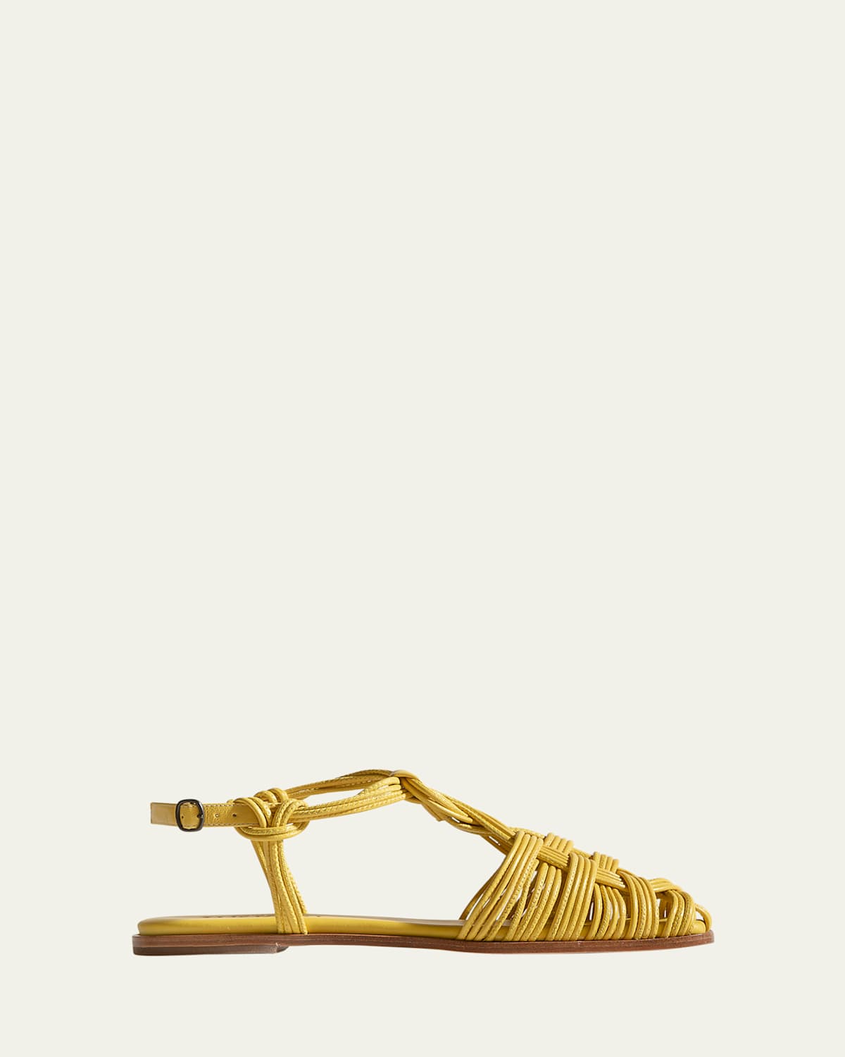 Mantella Strappy Woven Slingback Flats
