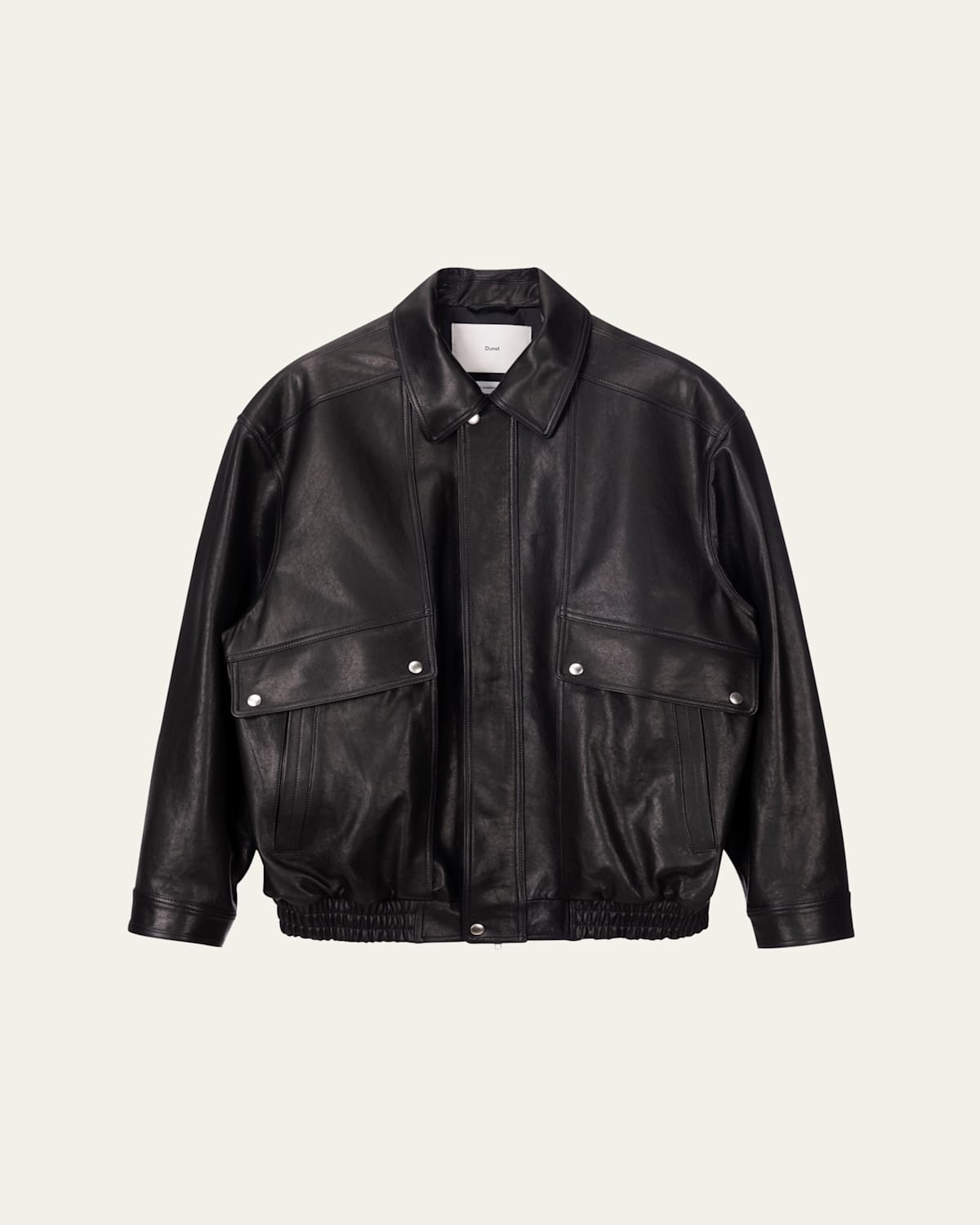 Oversized Vintage Leather Jacket, Unisex