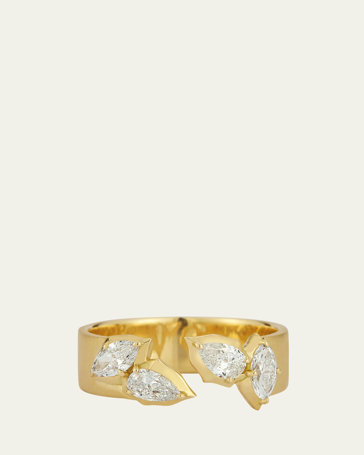 Poppy Open Diamond Band Ring