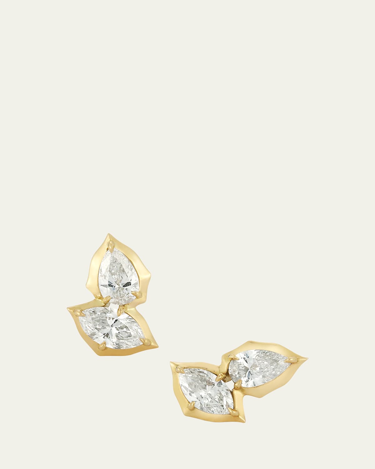 Poppy II Diamond Stud Earrings