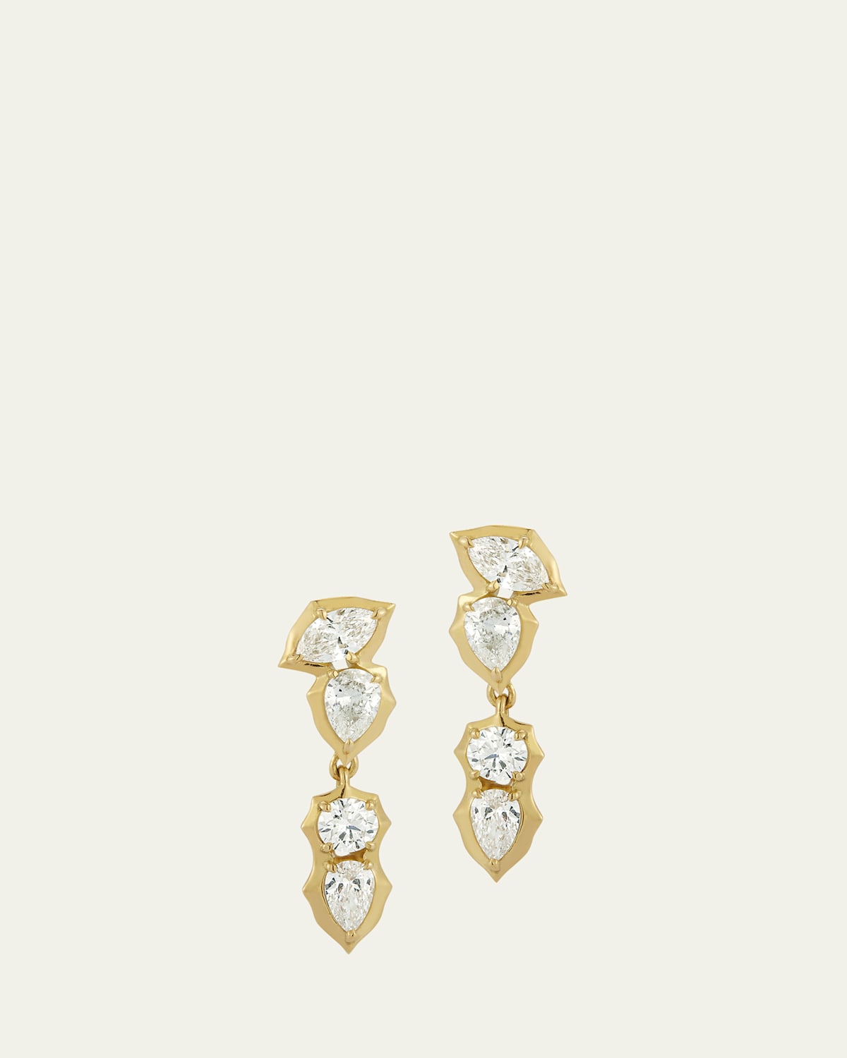 Poppy Diamond Drop Earrings
