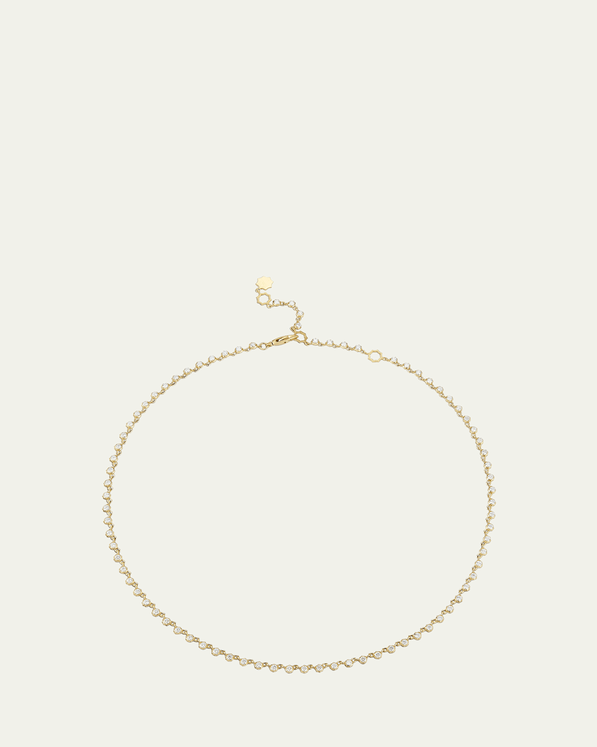 Small Sophisticate Riviera Diamond Choker Necklace