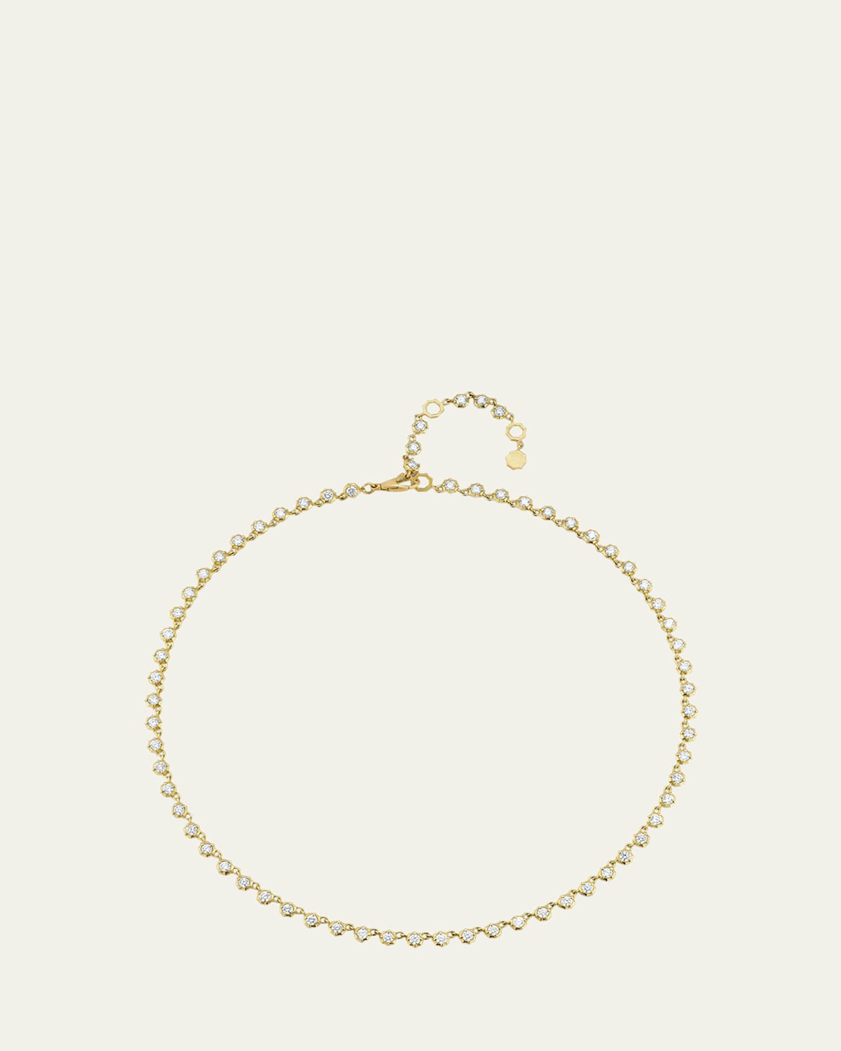 Large Sophisticate Diamond Choker Necklace