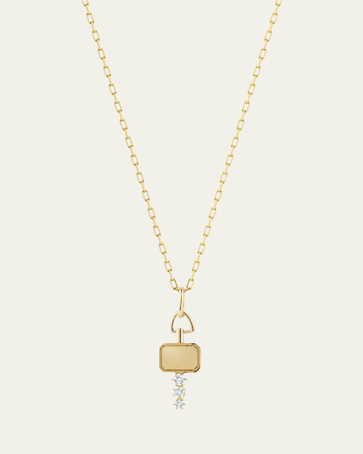 Mini Catherine Diamond Key Charm