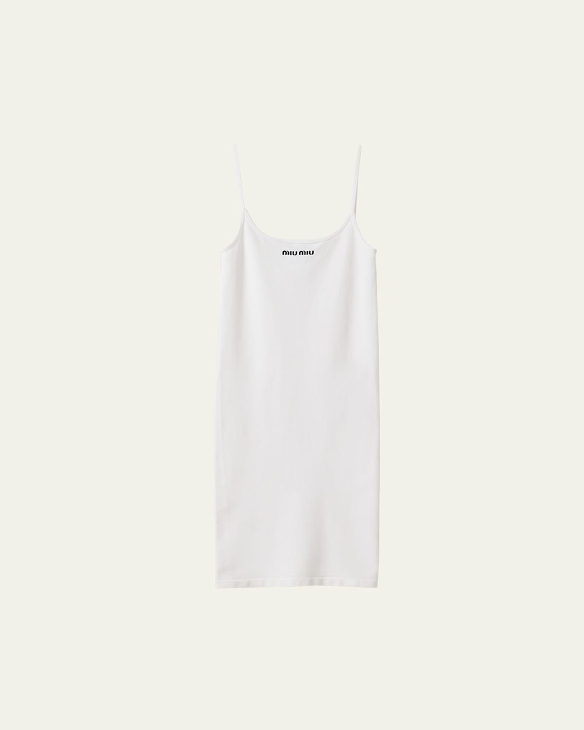 Miu Miu Scoop-neck Midi Tank Dress
