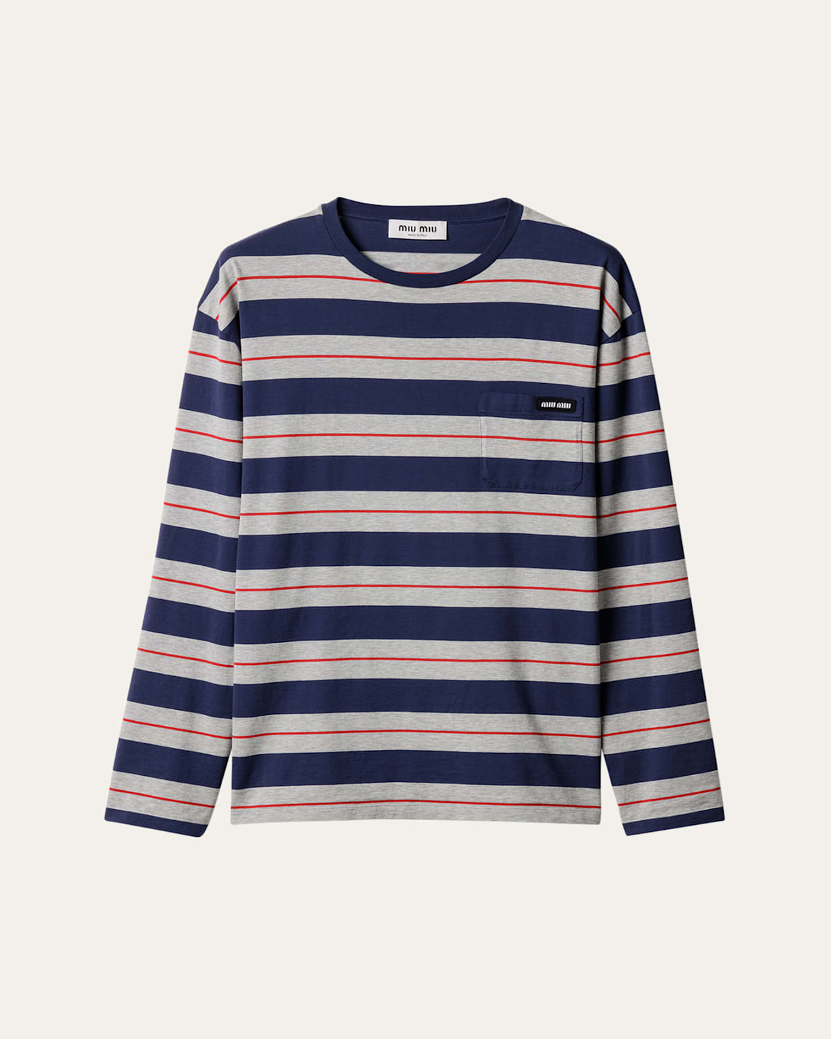 Miu Miu Woman Multicolor T-shirts & Tank Tops