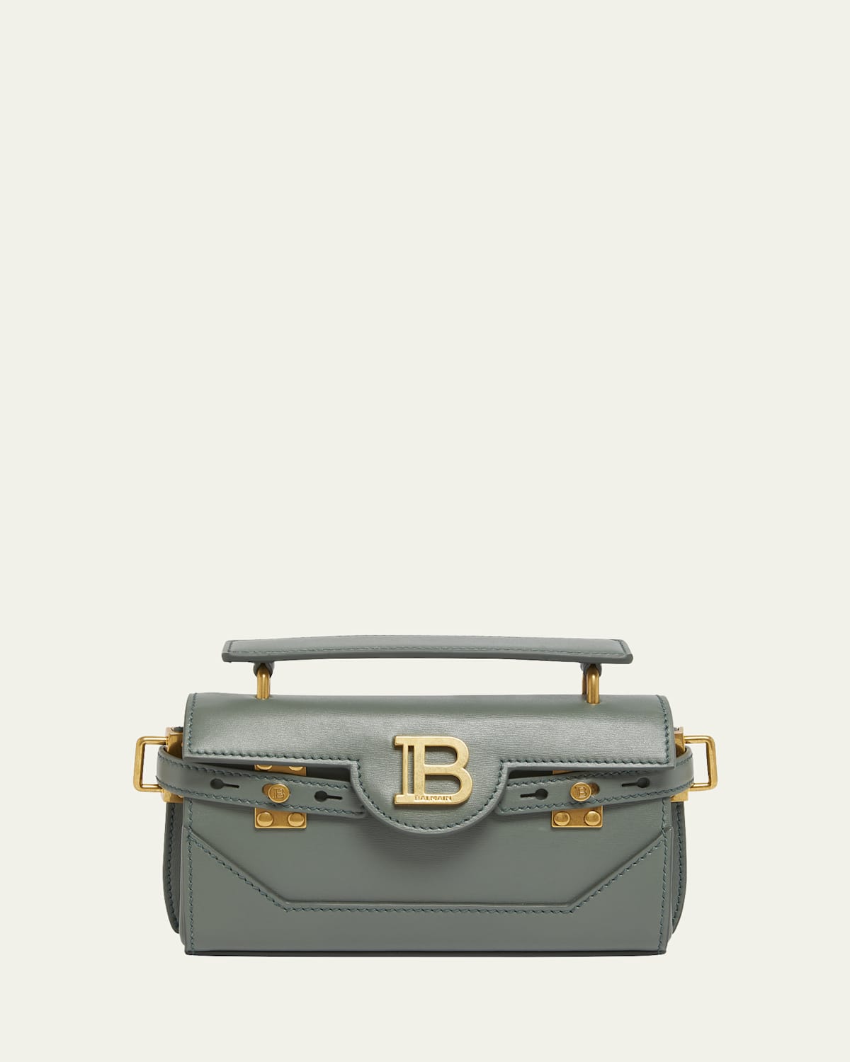 BALMAIN BBUZZ 19 CROSSBODY BAG IN CALFSKIN 