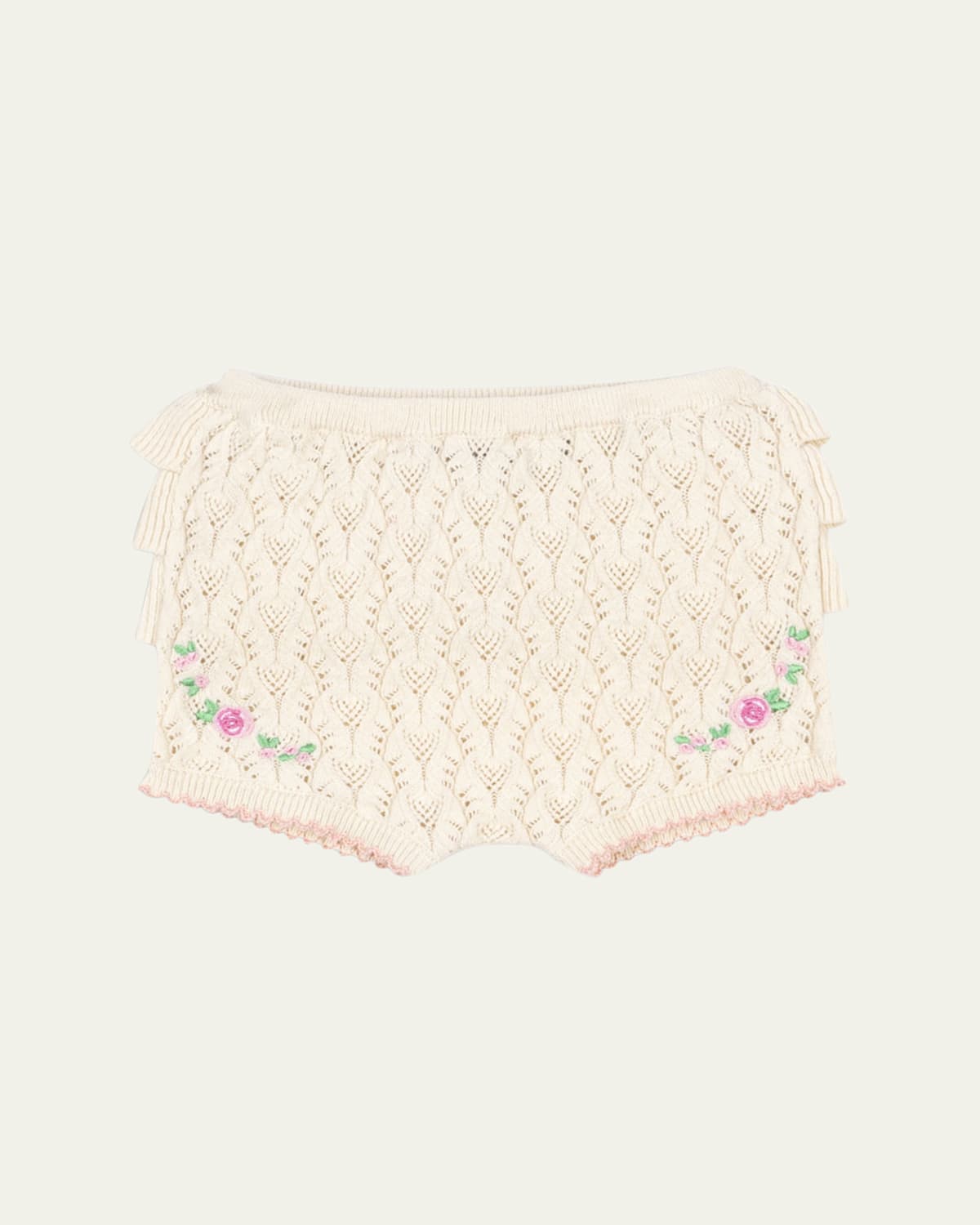 KONGES SLOJD GIRL'S ROSIER EMBROIDERED SHORTS 