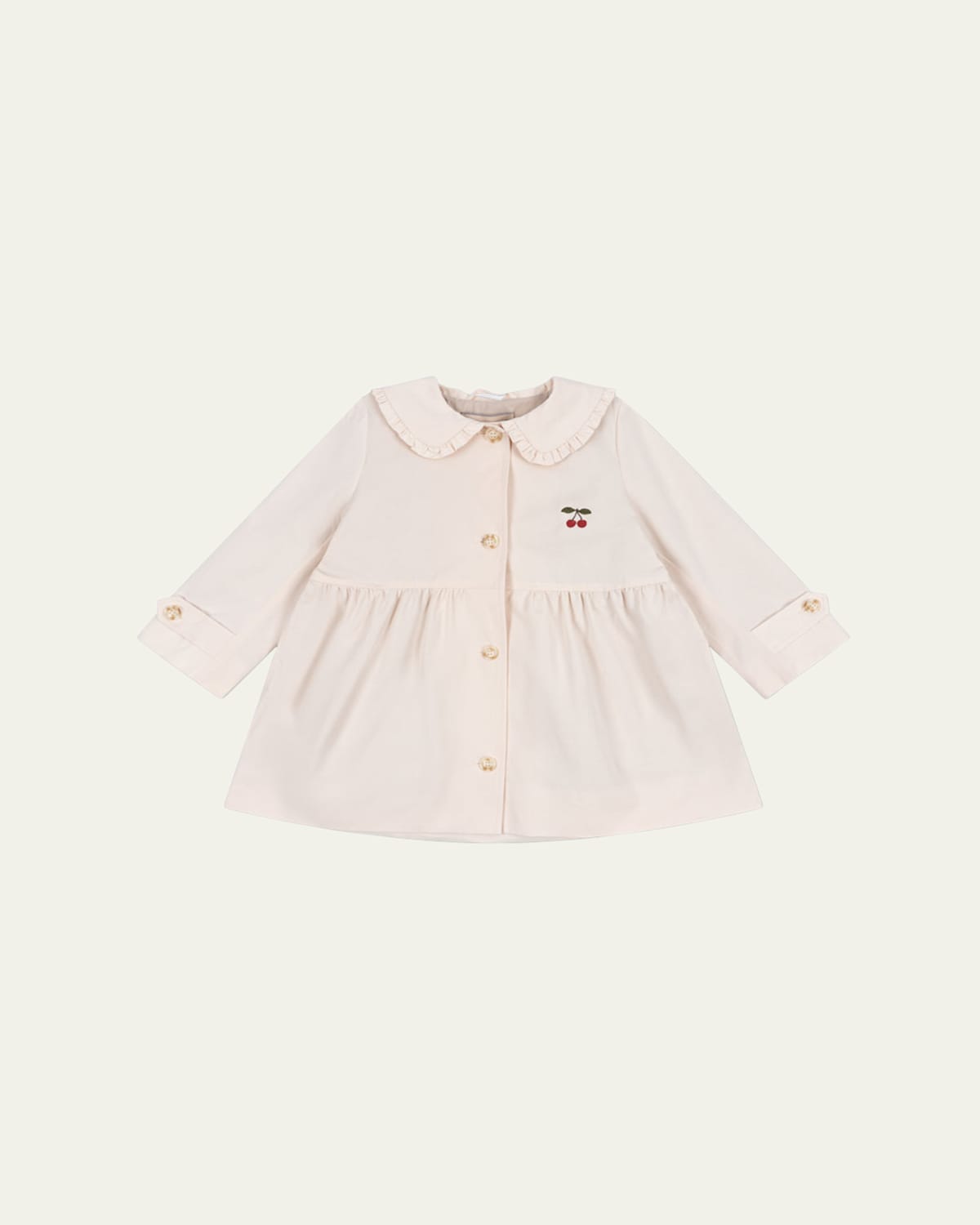 KONGES SLOJD GIRL'S CHERRY TRENCH COAT 